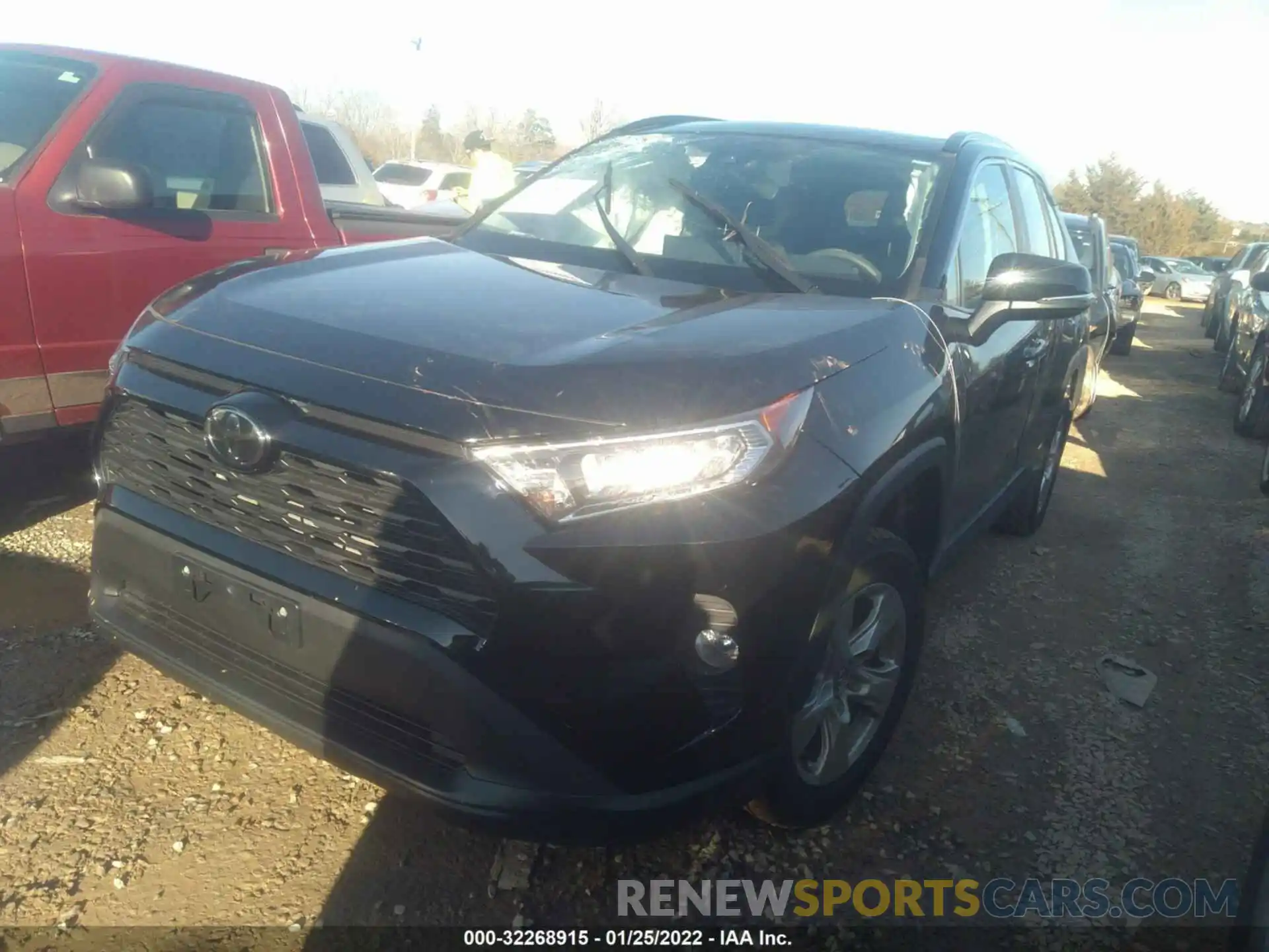 2 Photograph of a damaged car 2T3P1RFV8KC058151 TOYOTA RAV4 2019