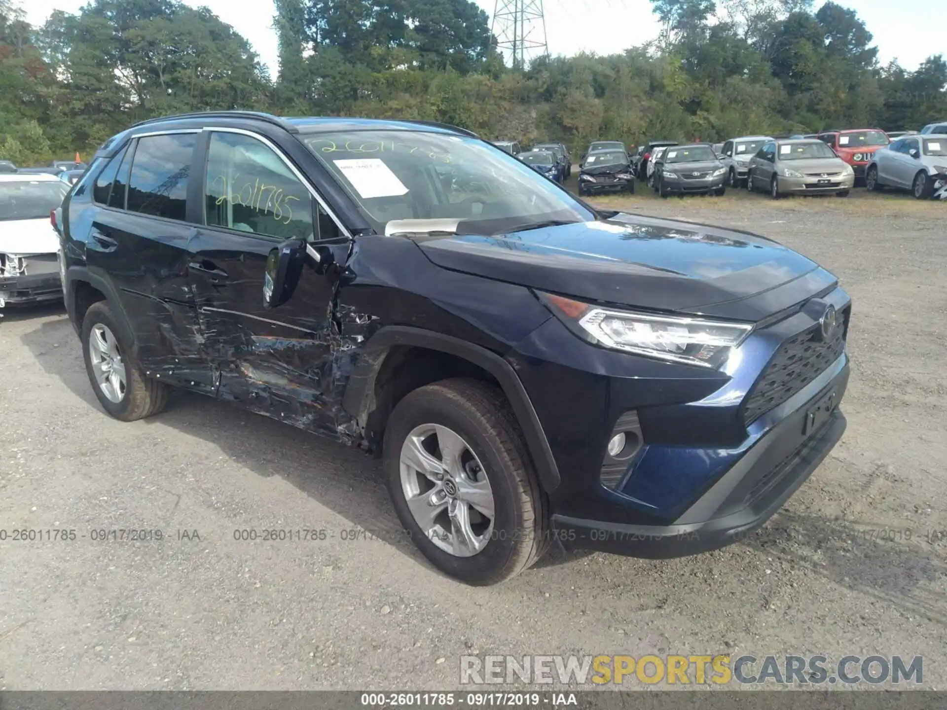 1 Photograph of a damaged car 2T3P1RFV8KW011152 TOYOTA RAV4 2019