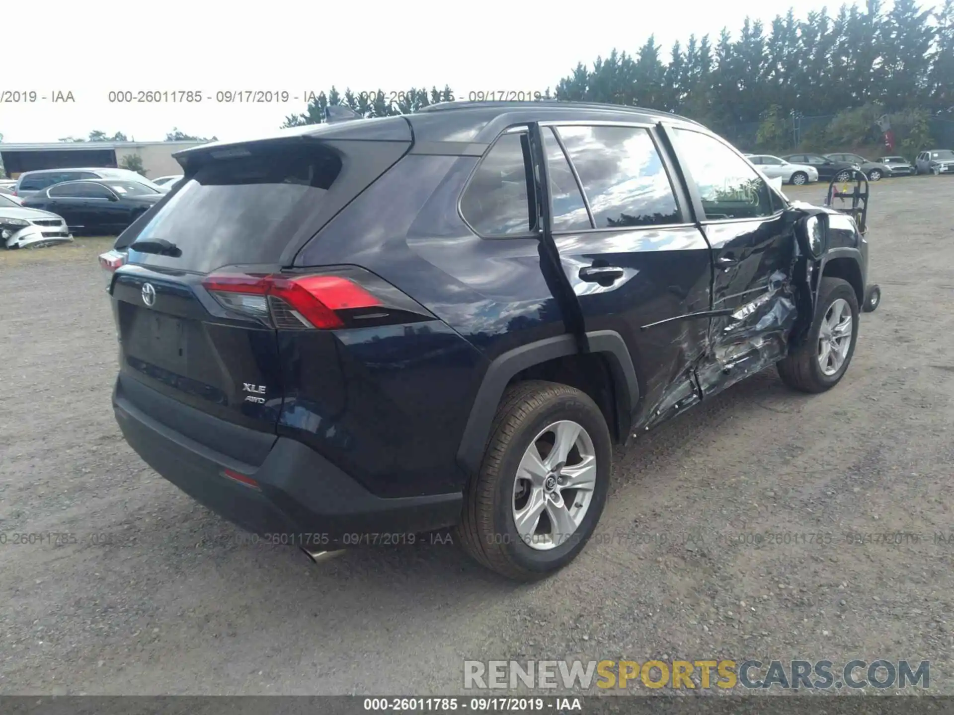 4 Фотография поврежденного автомобиля 2T3P1RFV8KW011152 TOYOTA RAV4 2019