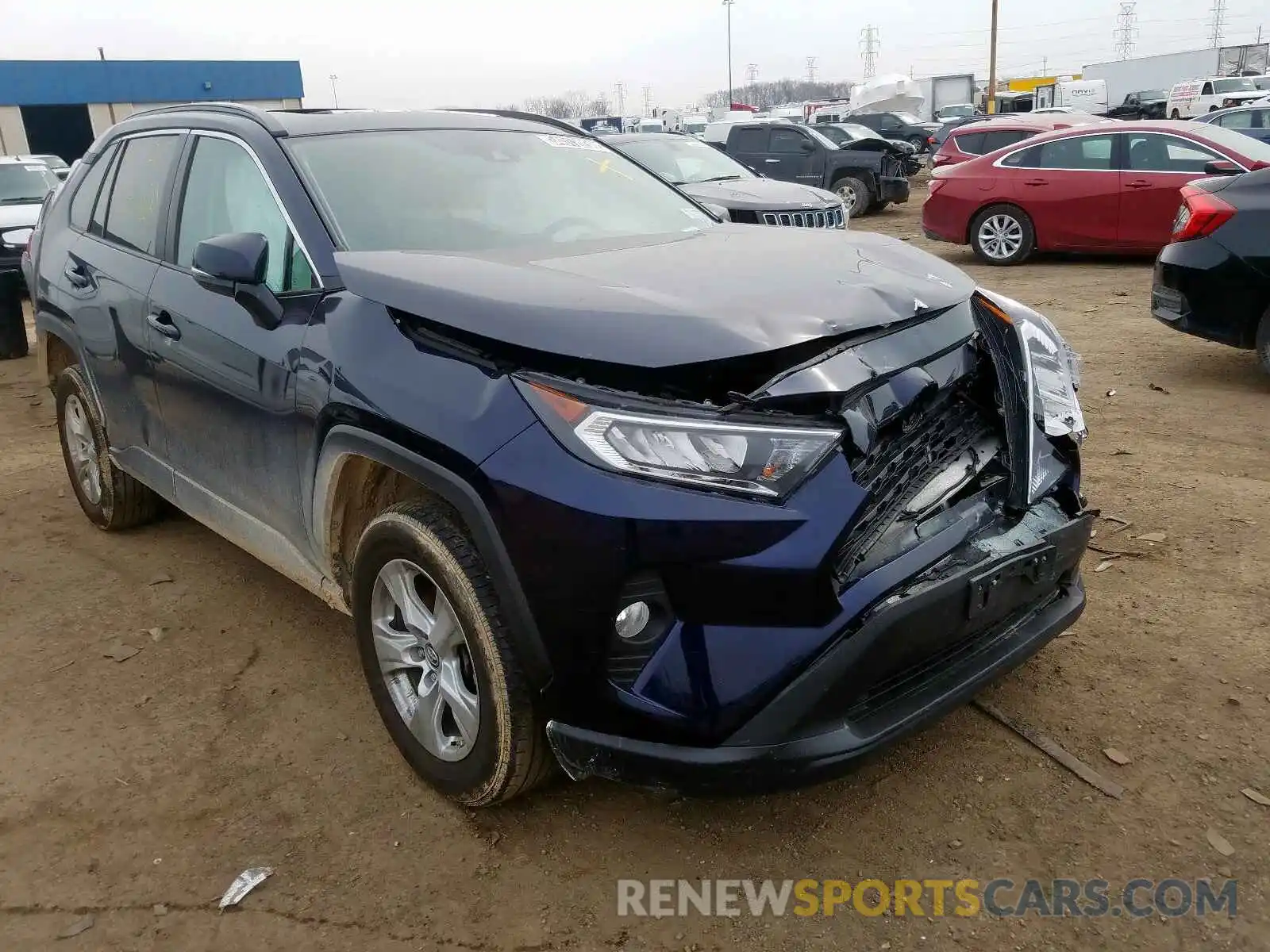 1 Photograph of a damaged car 2T3P1RFV8KW029103 TOYOTA RAV4 2019