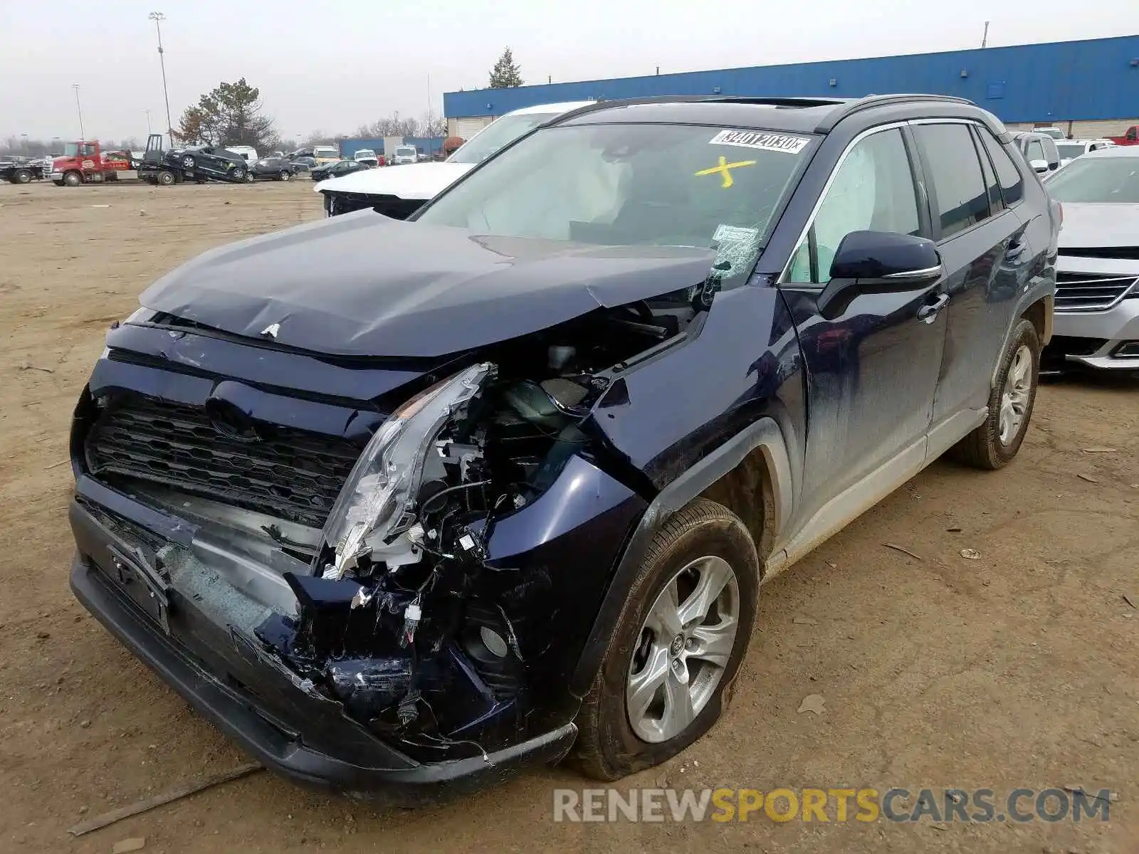 2 Photograph of a damaged car 2T3P1RFV8KW029103 TOYOTA RAV4 2019