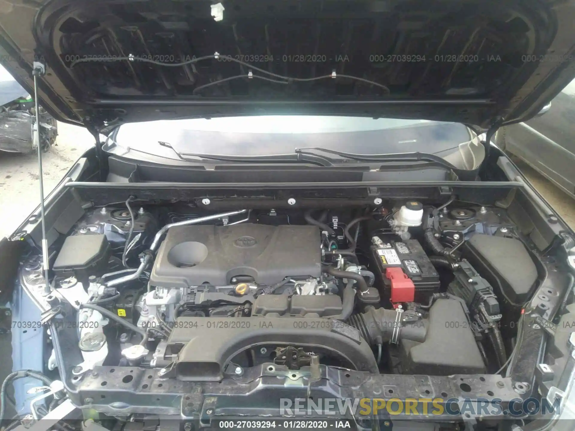 10 Фотография поврежденного автомобиля 2T3P1RFV8KW035113 TOYOTA RAV4 2019