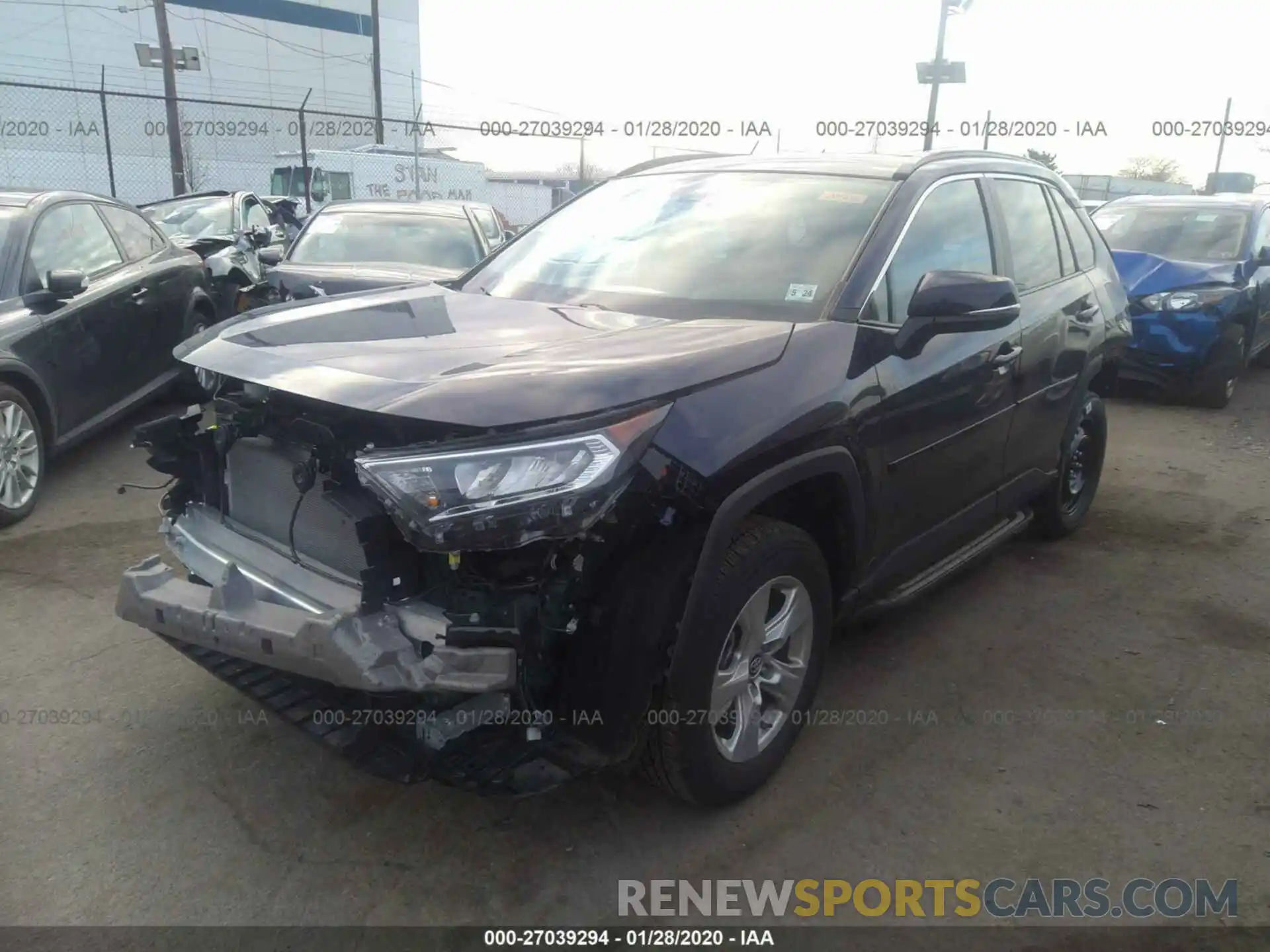 2 Фотография поврежденного автомобиля 2T3P1RFV8KW035113 TOYOTA RAV4 2019