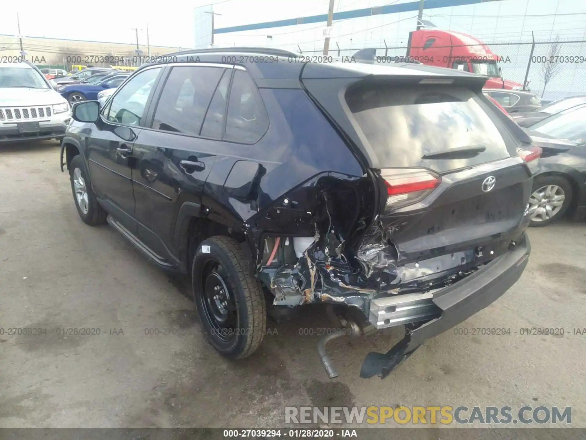 3 Фотография поврежденного автомобиля 2T3P1RFV8KW035113 TOYOTA RAV4 2019