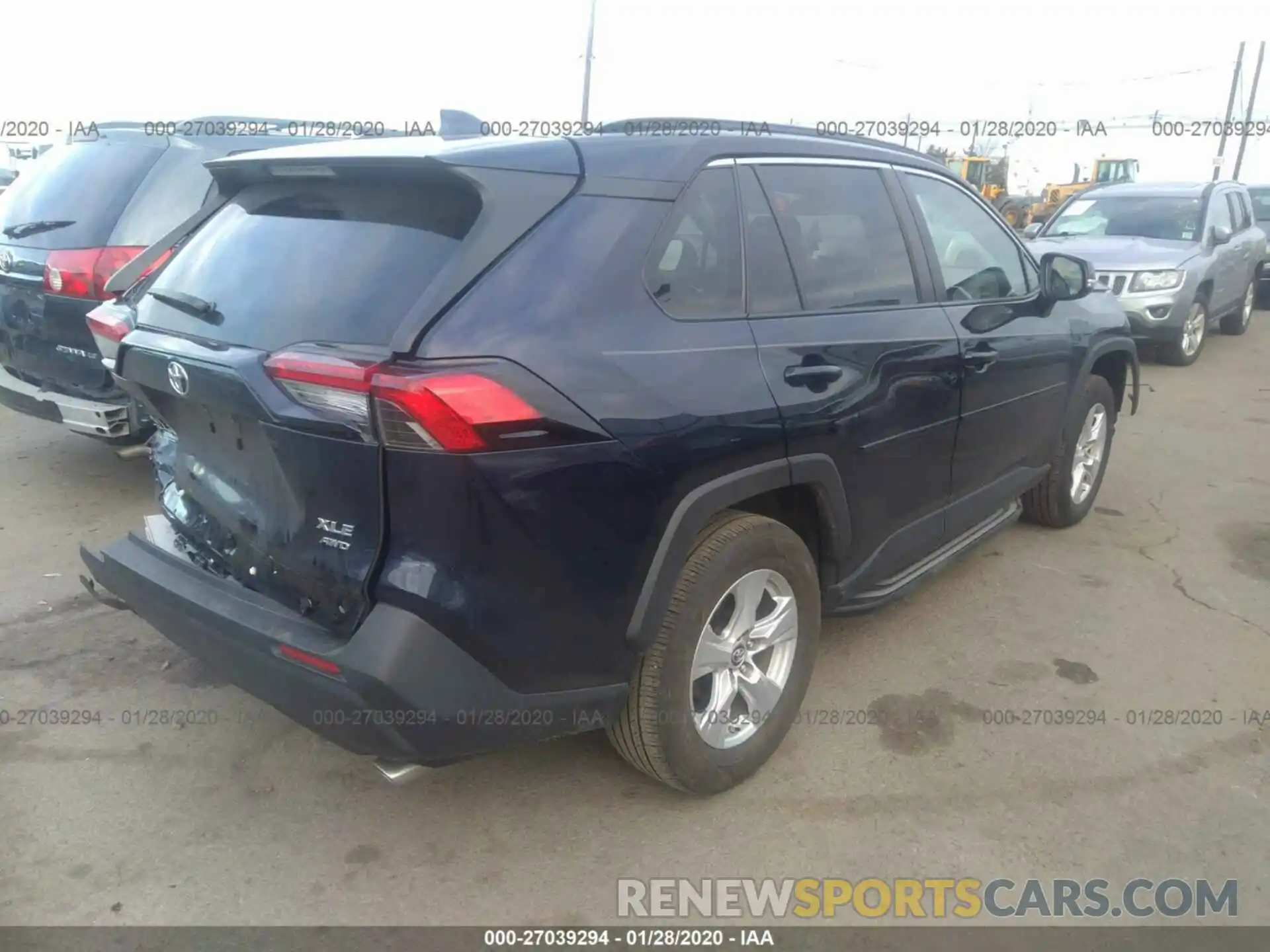 4 Фотография поврежденного автомобиля 2T3P1RFV8KW035113 TOYOTA RAV4 2019