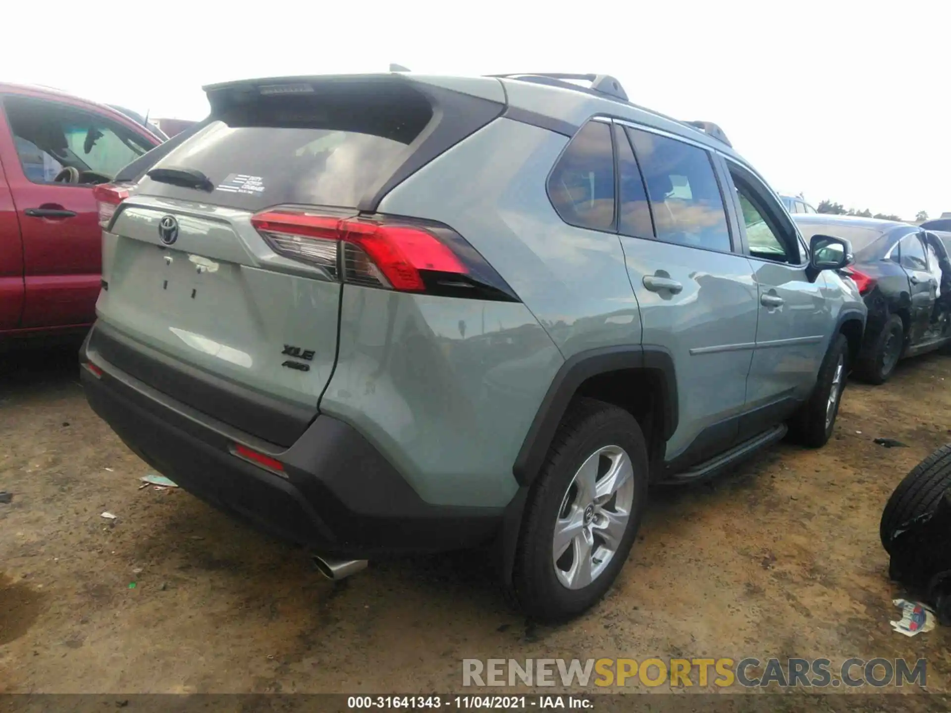 4 Фотография поврежденного автомобиля 2T3P1RFV8KW038383 TOYOTA RAV4 2019