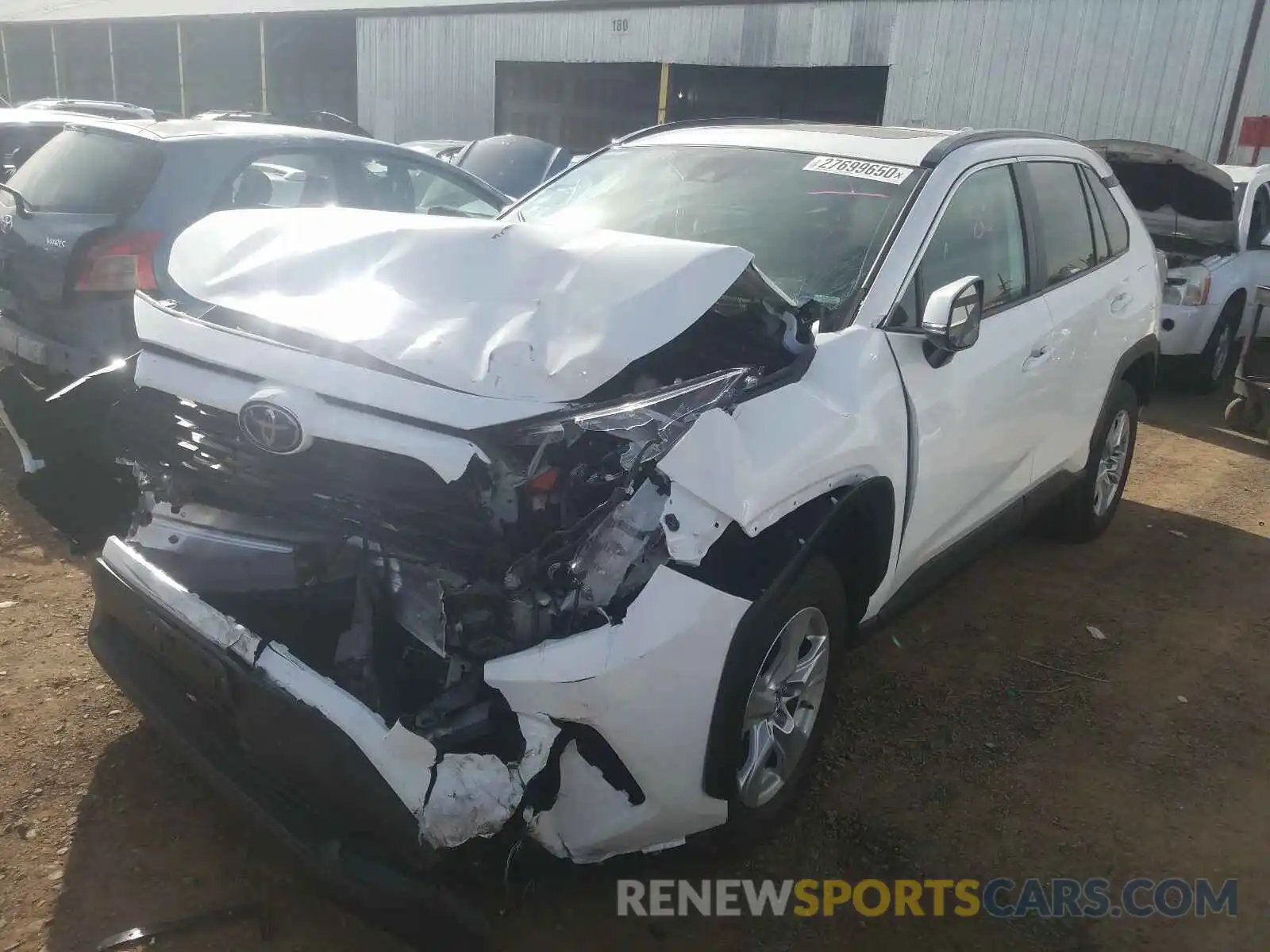 2 Photograph of a damaged car 2T3P1RFV8KW046130 TOYOTA RAV4 2019