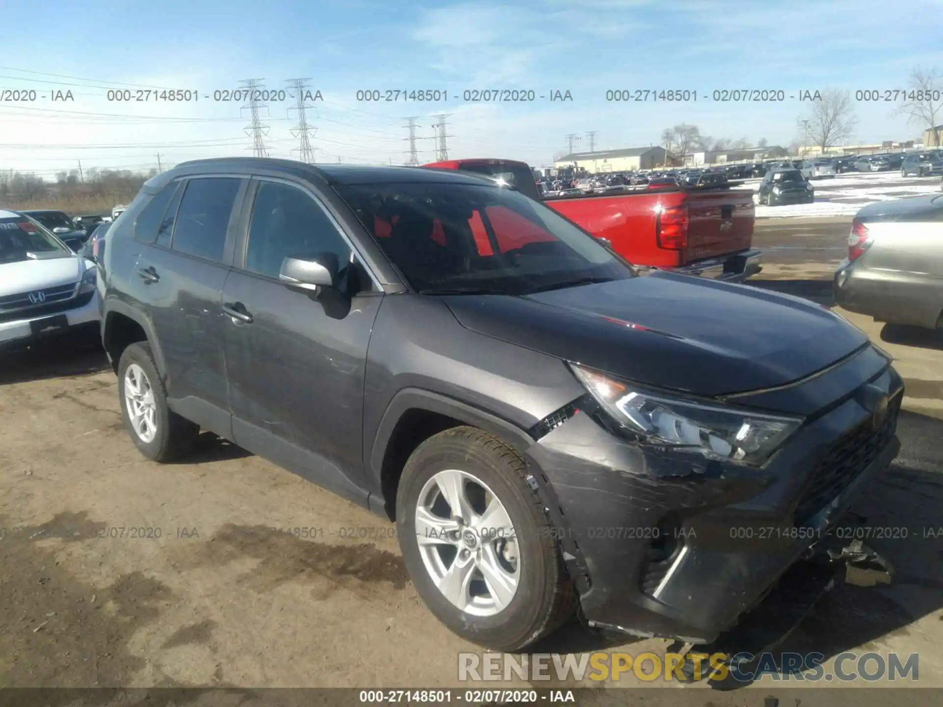 1 Photograph of a damaged car 2T3P1RFV8KW049996 TOYOTA RAV4 2019