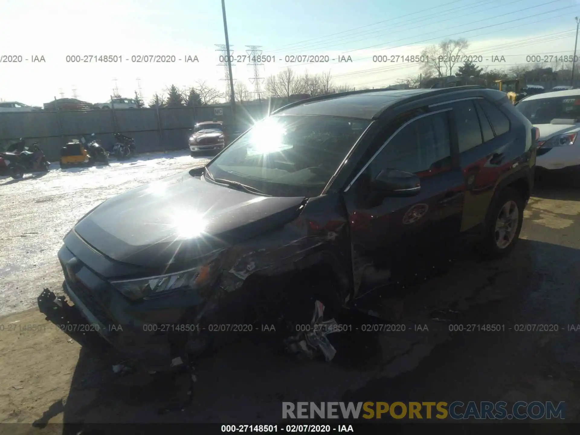 2 Фотография поврежденного автомобиля 2T3P1RFV8KW049996 TOYOTA RAV4 2019