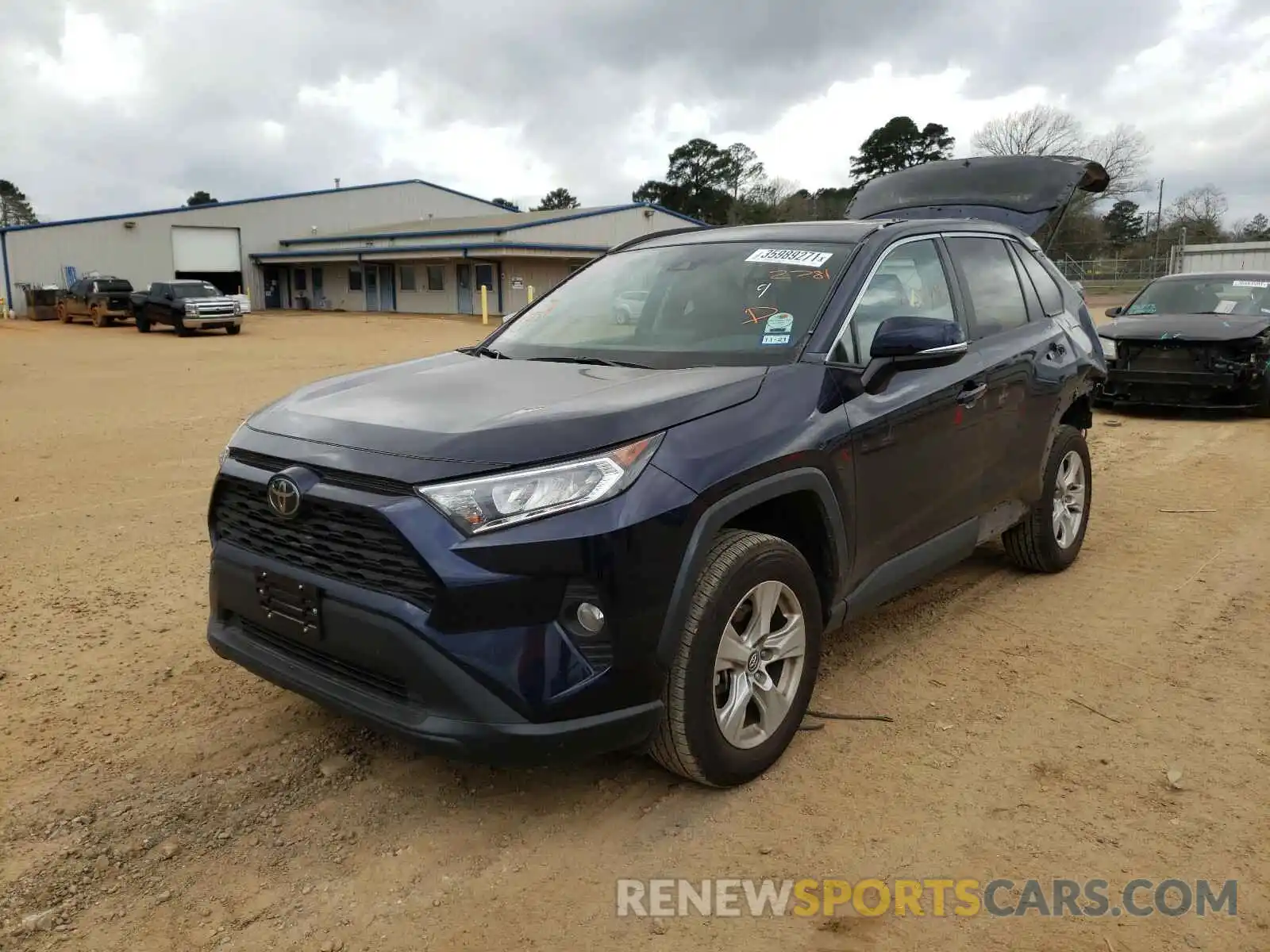 2 Photograph of a damaged car 2T3P1RFV8KW062781 TOYOTA RAV4 2019