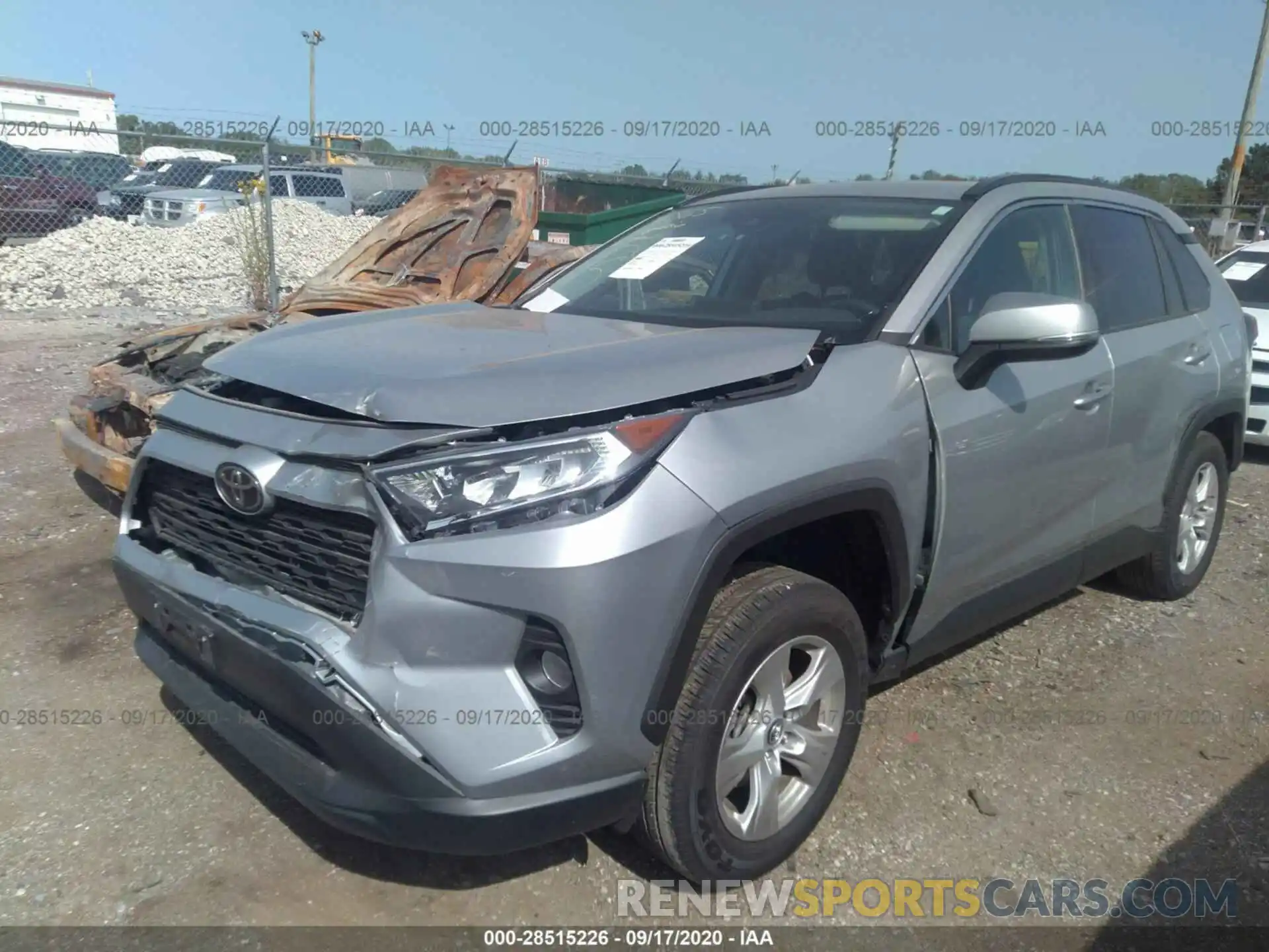 2 Фотография поврежденного автомобиля 2T3P1RFV8KW081251 TOYOTA RAV4 2019