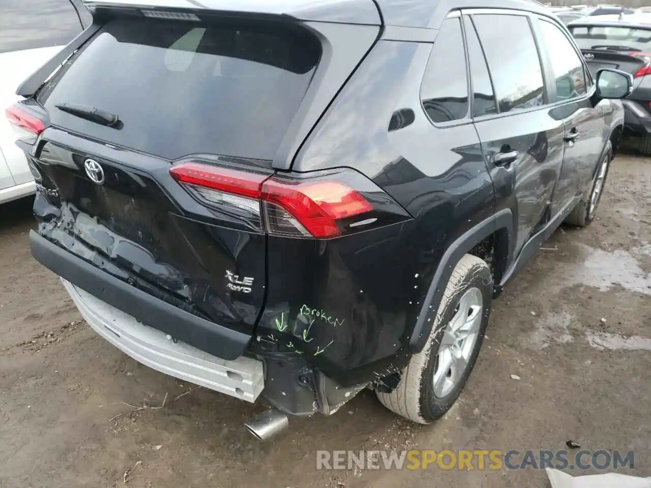 4 Фотография поврежденного автомобиля 2T3P1RFV9KC006074 TOYOTA RAV4 2019