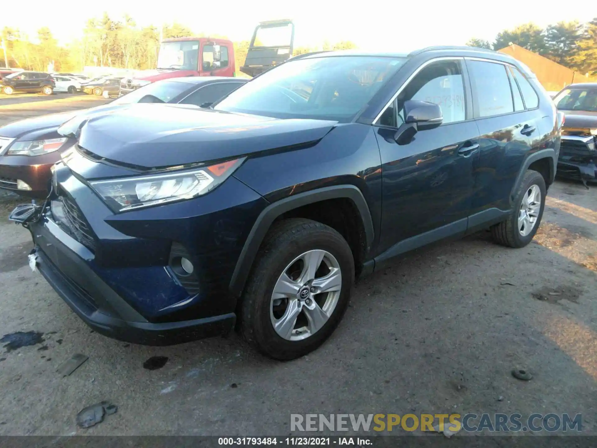 2 Фотография поврежденного автомобиля 2T3P1RFV9KC006446 TOYOTA RAV4 2019