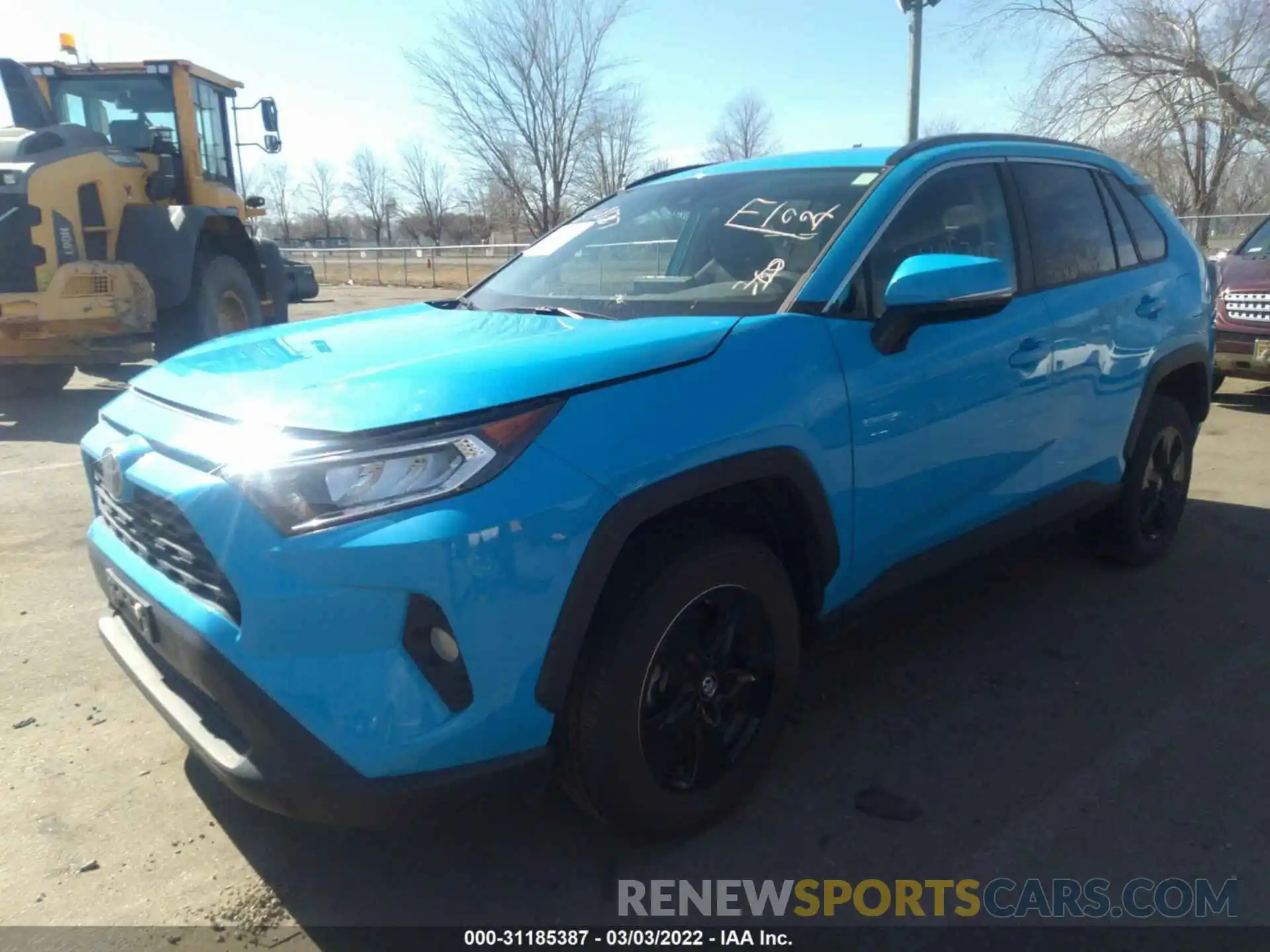 2 Photograph of a damaged car 2T3P1RFV9KC007628 TOYOTA RAV4 2019