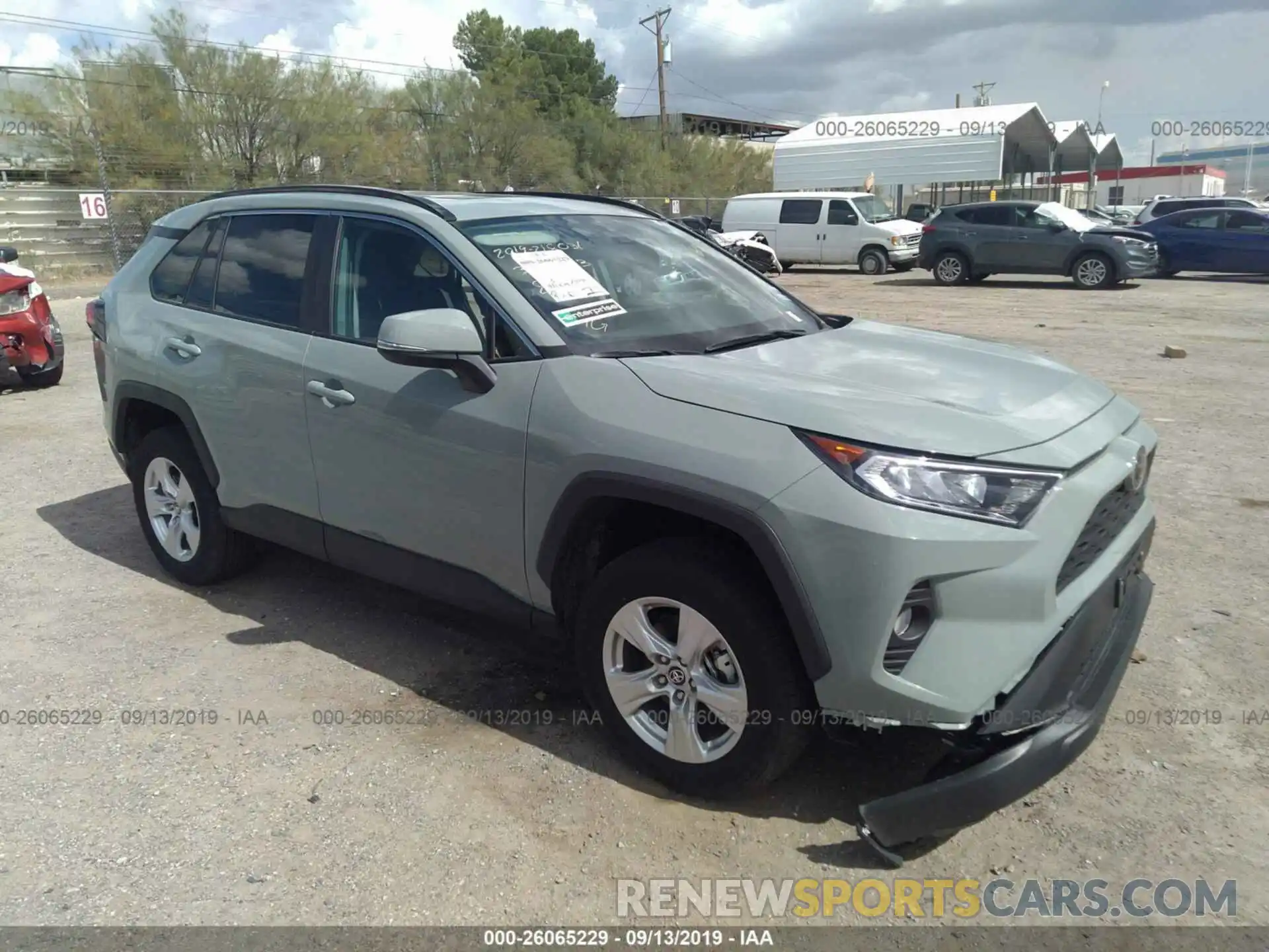 1 Photograph of a damaged car 2T3P1RFV9KC010478 TOYOTA RAV4 2019