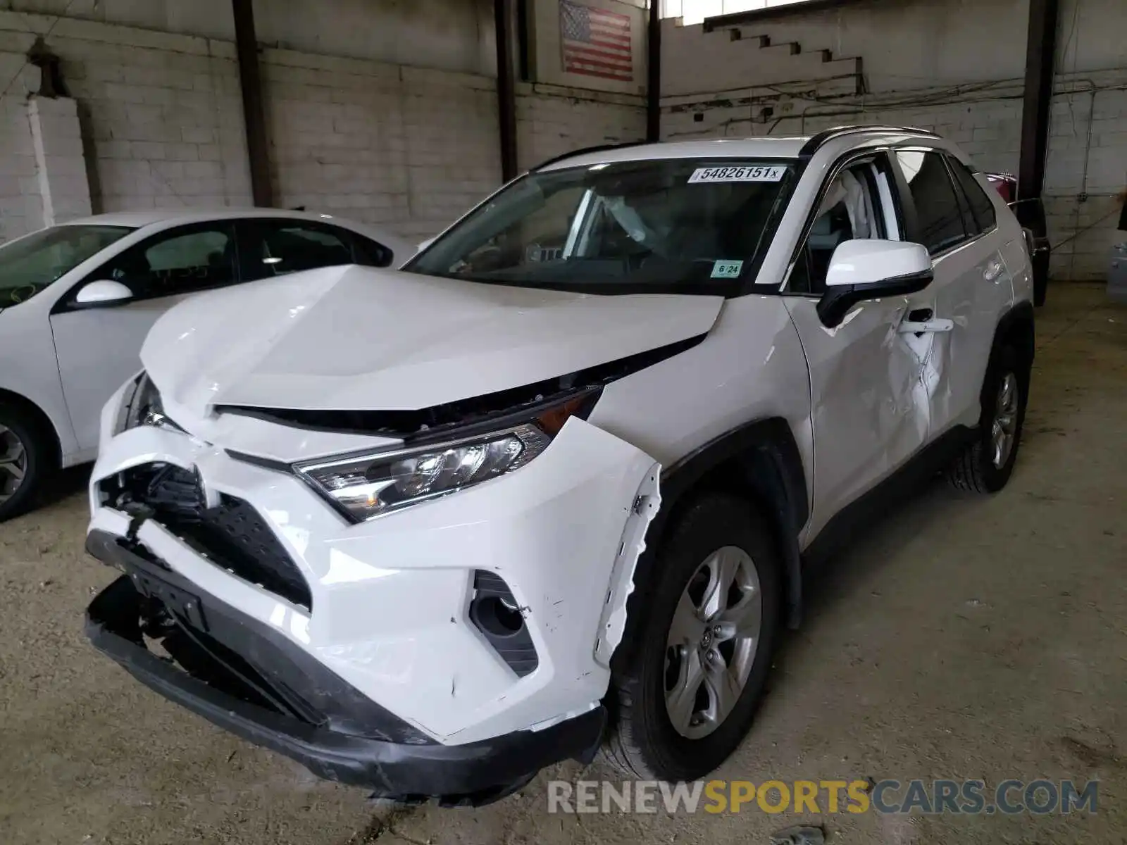 2 Photograph of a damaged car 2T3P1RFV9KC016233 TOYOTA RAV4 2019