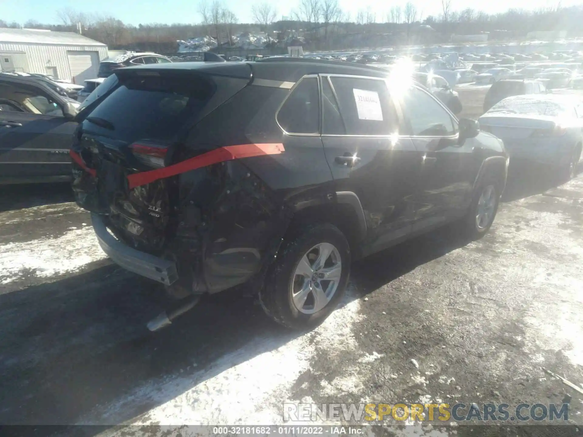 4 Photograph of a damaged car 2T3P1RFV9KC017494 TOYOTA RAV4 2019