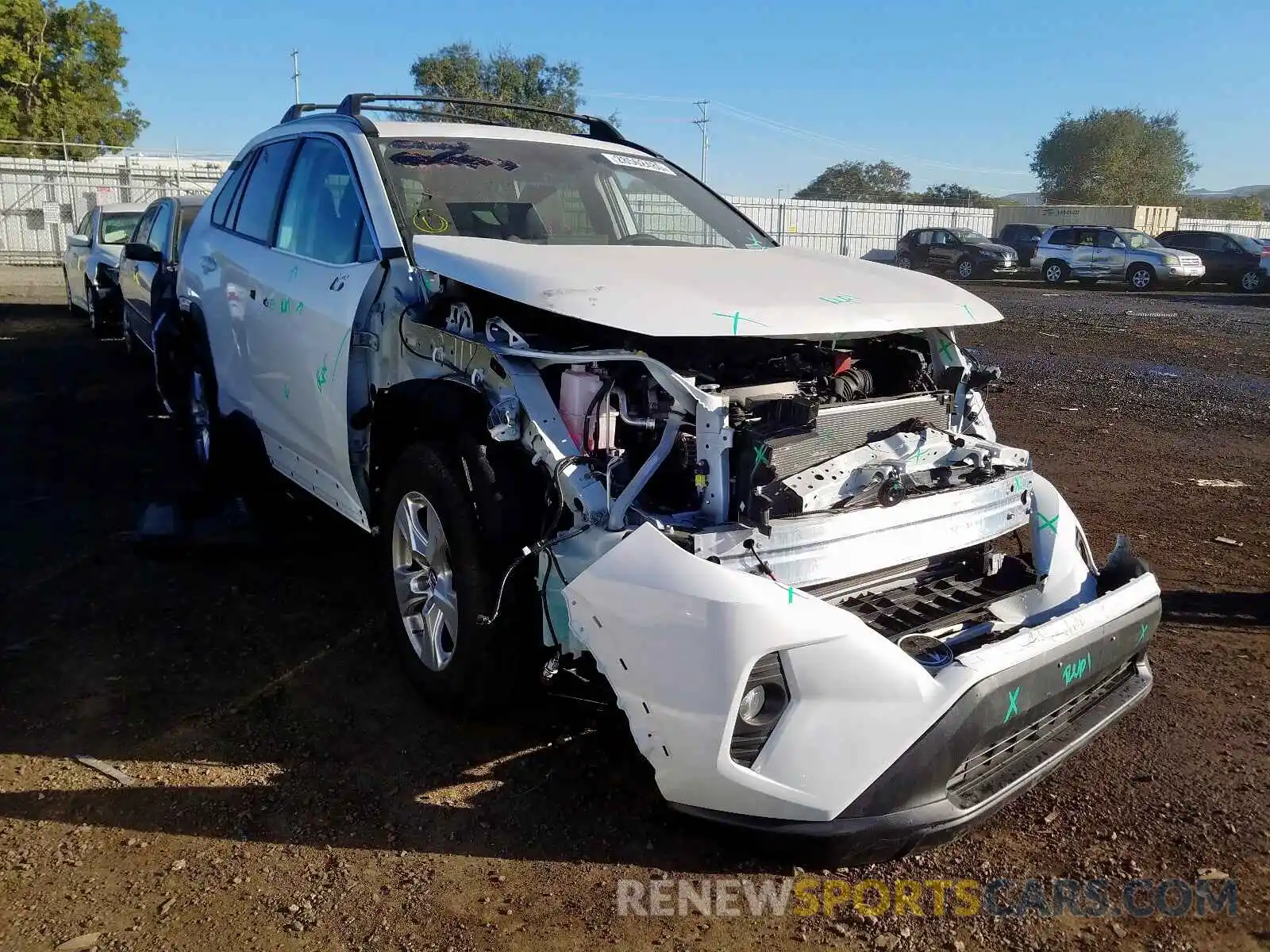 1 Photograph of a damaged car 2T3P1RFV9KC019956 TOYOTA RAV4 2019