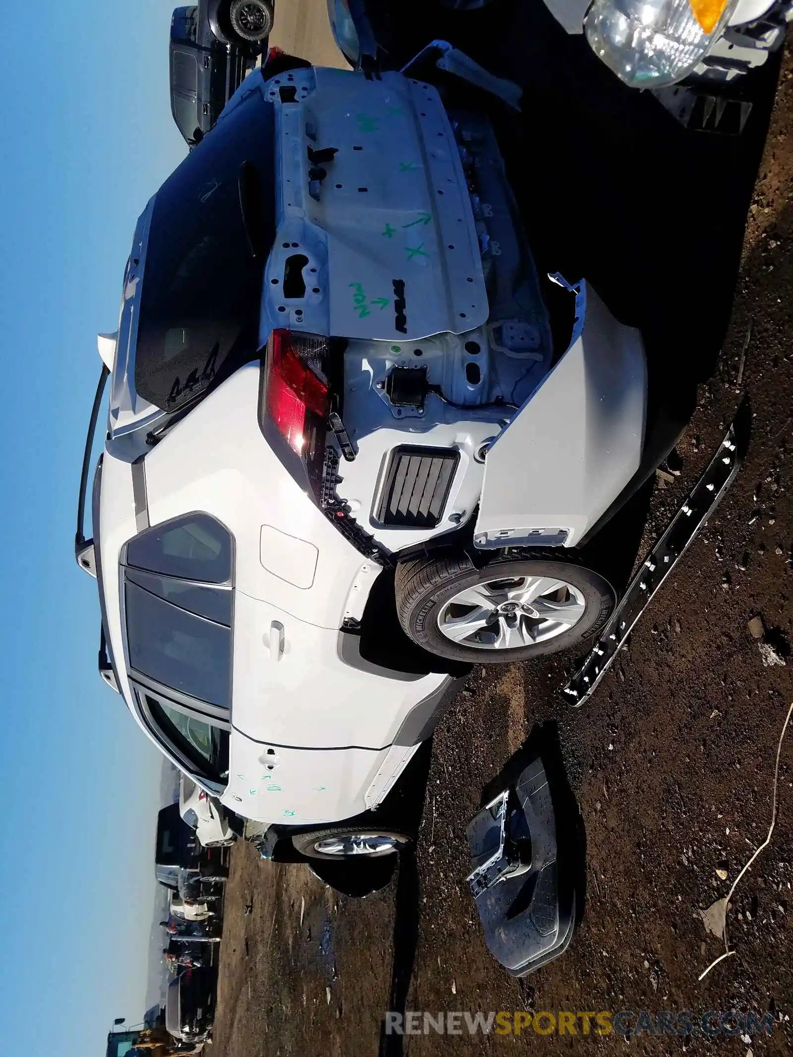 3 Photograph of a damaged car 2T3P1RFV9KC019956 TOYOTA RAV4 2019