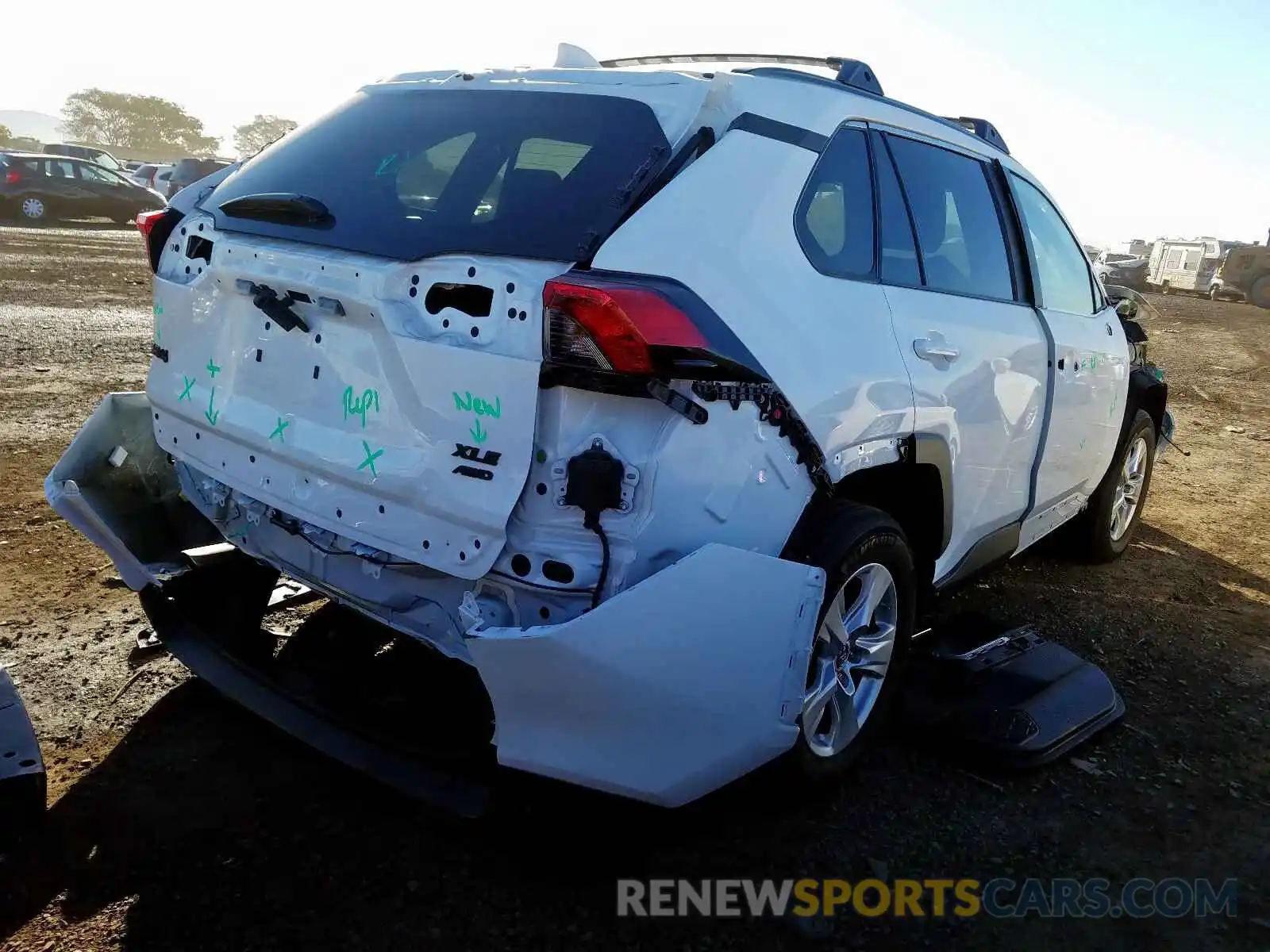 4 Photograph of a damaged car 2T3P1RFV9KC019956 TOYOTA RAV4 2019