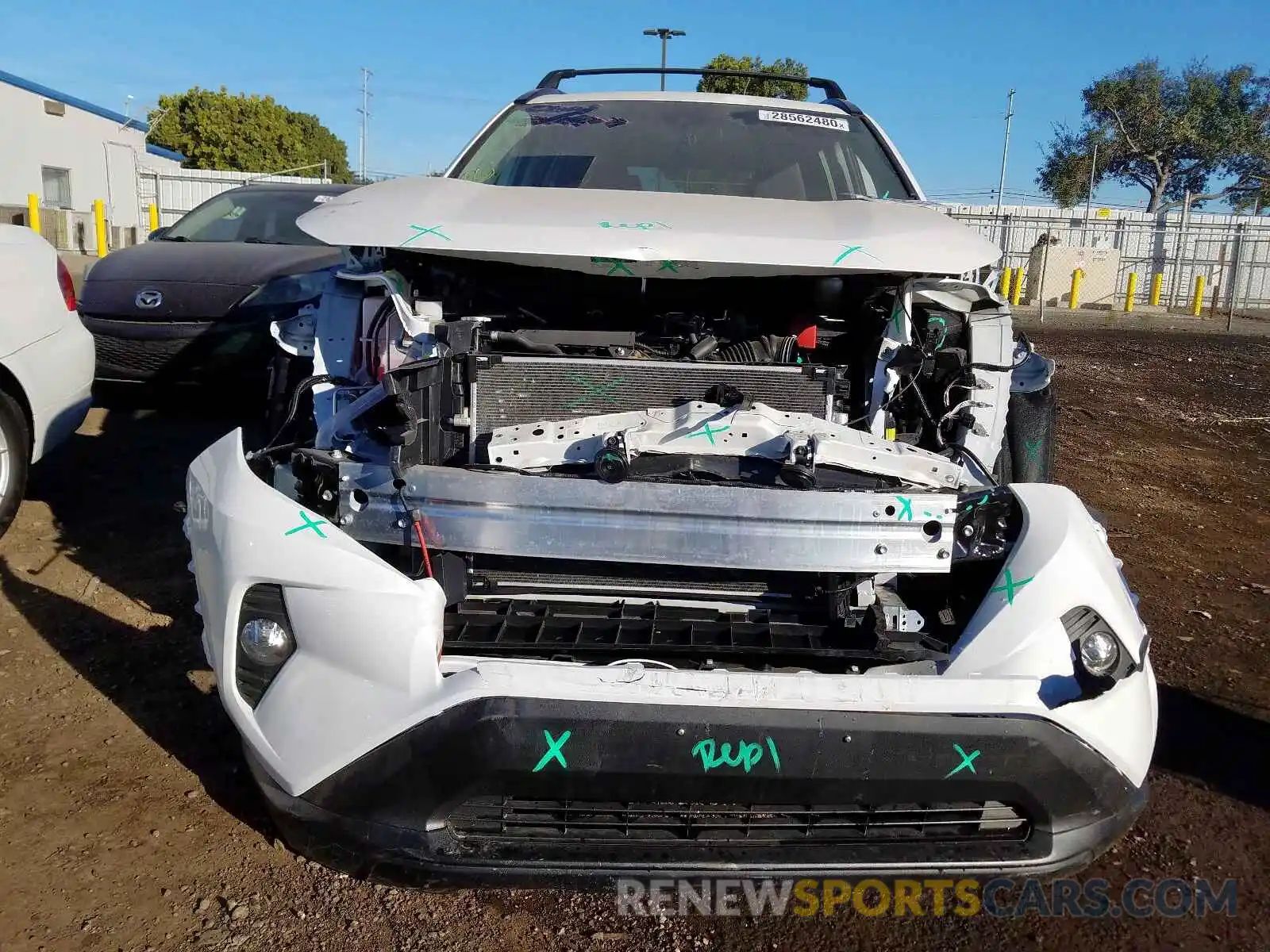 9 Photograph of a damaged car 2T3P1RFV9KC019956 TOYOTA RAV4 2019