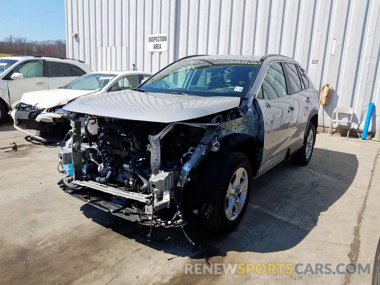 2 Photograph of a damaged car 2T3P1RFV9KC028107 TOYOTA RAV4 2019