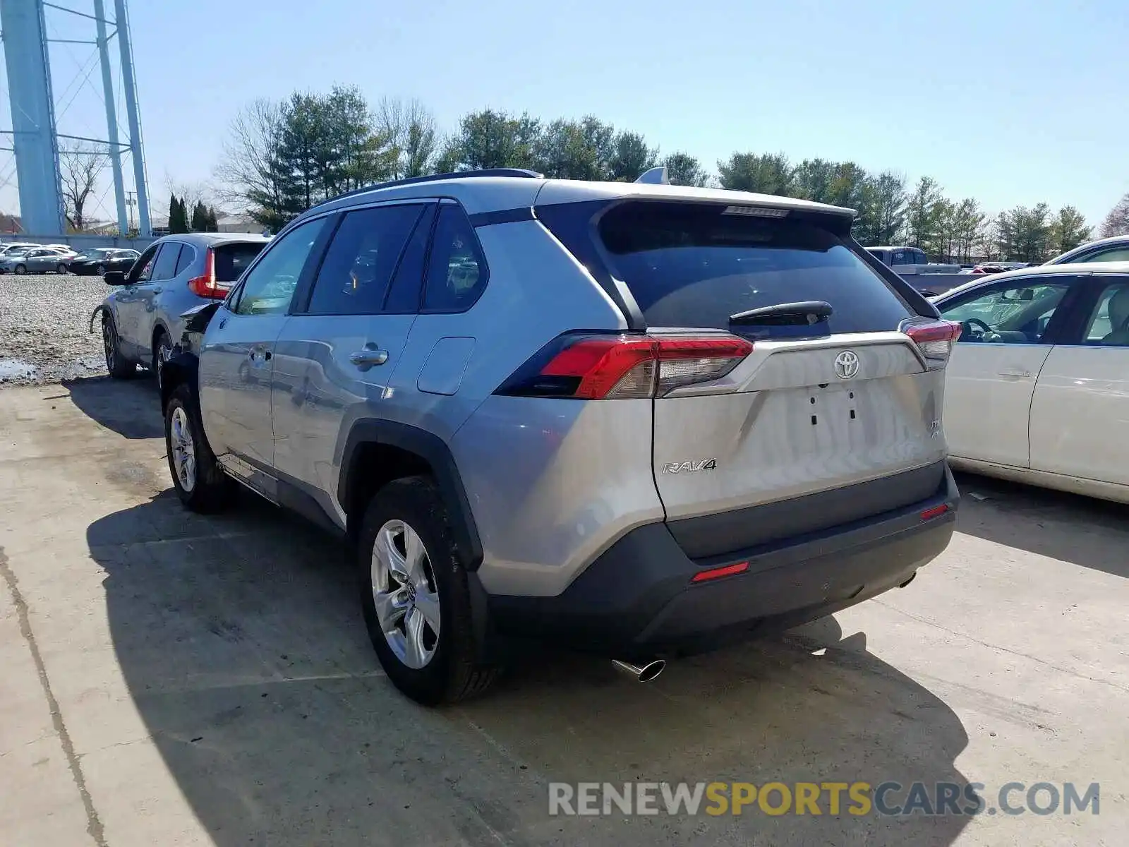 3 Photograph of a damaged car 2T3P1RFV9KC028107 TOYOTA RAV4 2019