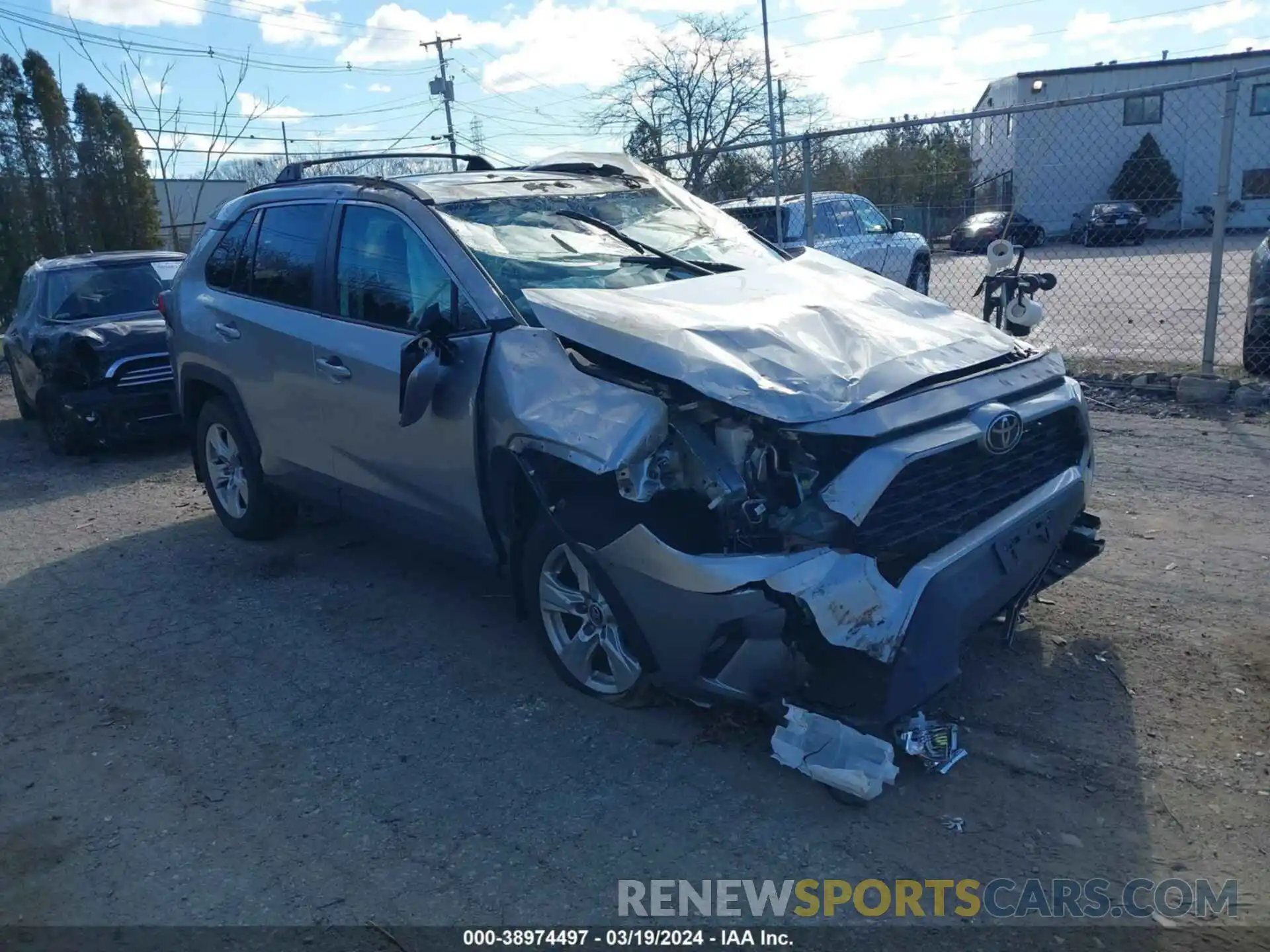 1 Photograph of a damaged car 2T3P1RFV9KC033355 TOYOTA RAV4 2019