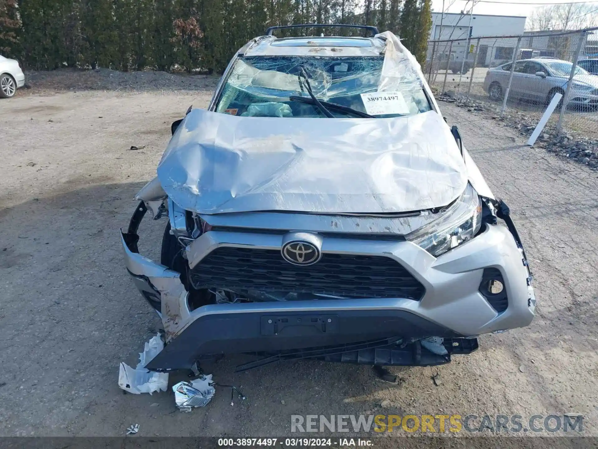 12 Photograph of a damaged car 2T3P1RFV9KC033355 TOYOTA RAV4 2019