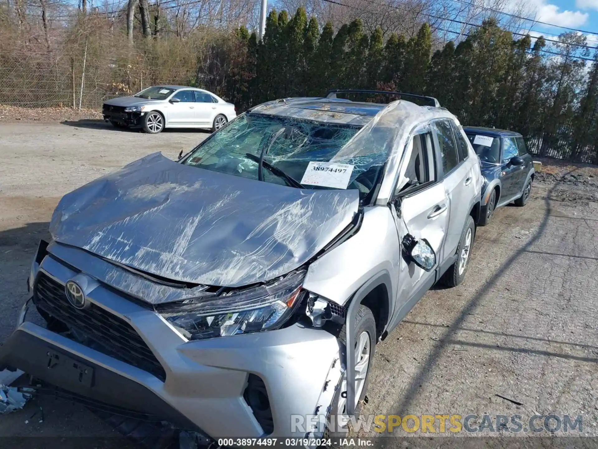 6 Photograph of a damaged car 2T3P1RFV9KC033355 TOYOTA RAV4 2019