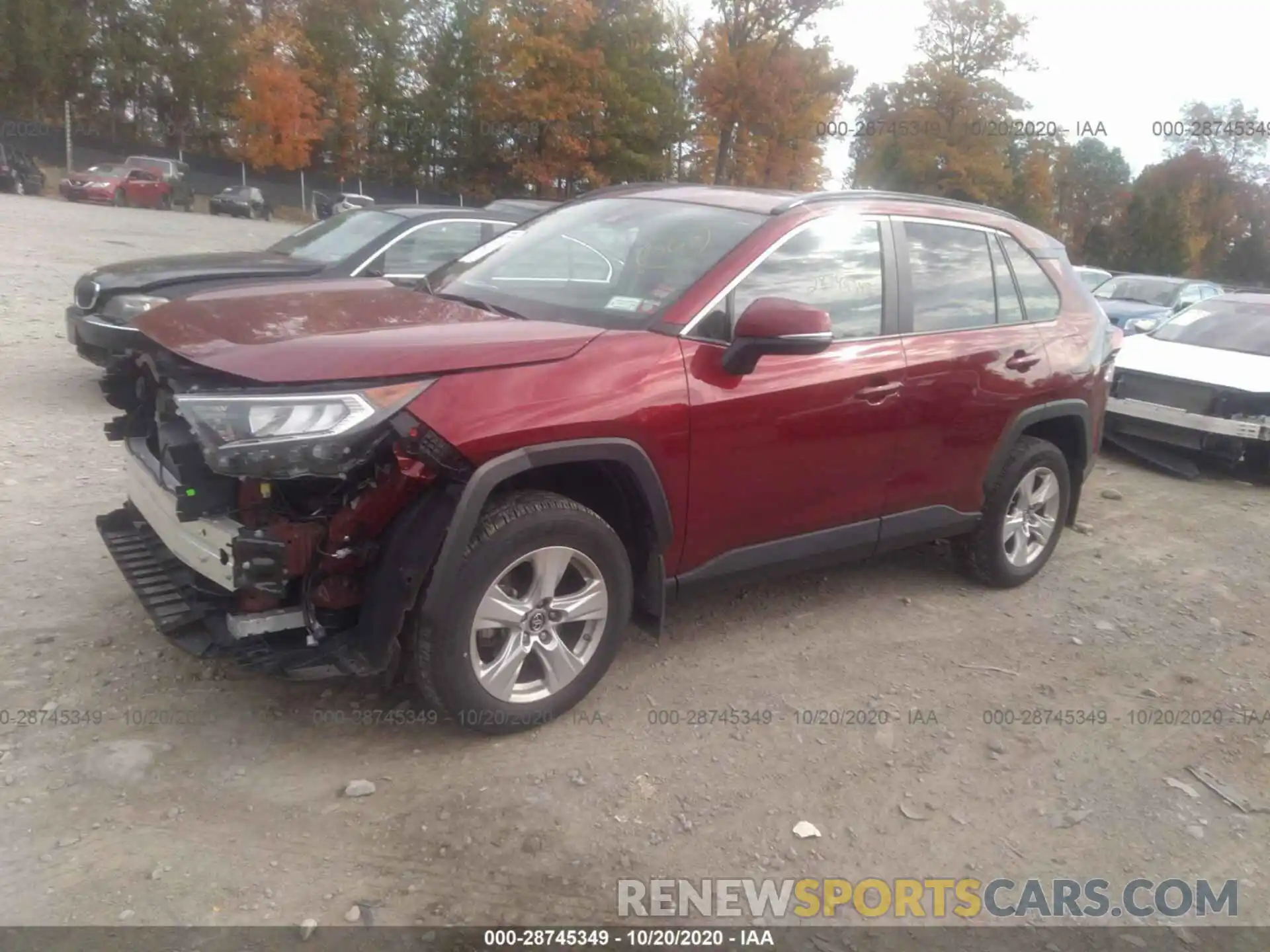 2 Photograph of a damaged car 2T3P1RFV9KC033615 TOYOTA RAV4 2019