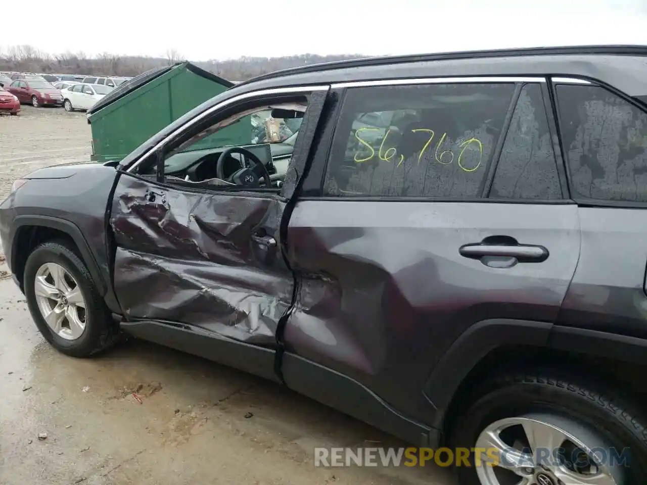 9 Photograph of a damaged car 2T3P1RFV9KC039950 TOYOTA RAV4 2019