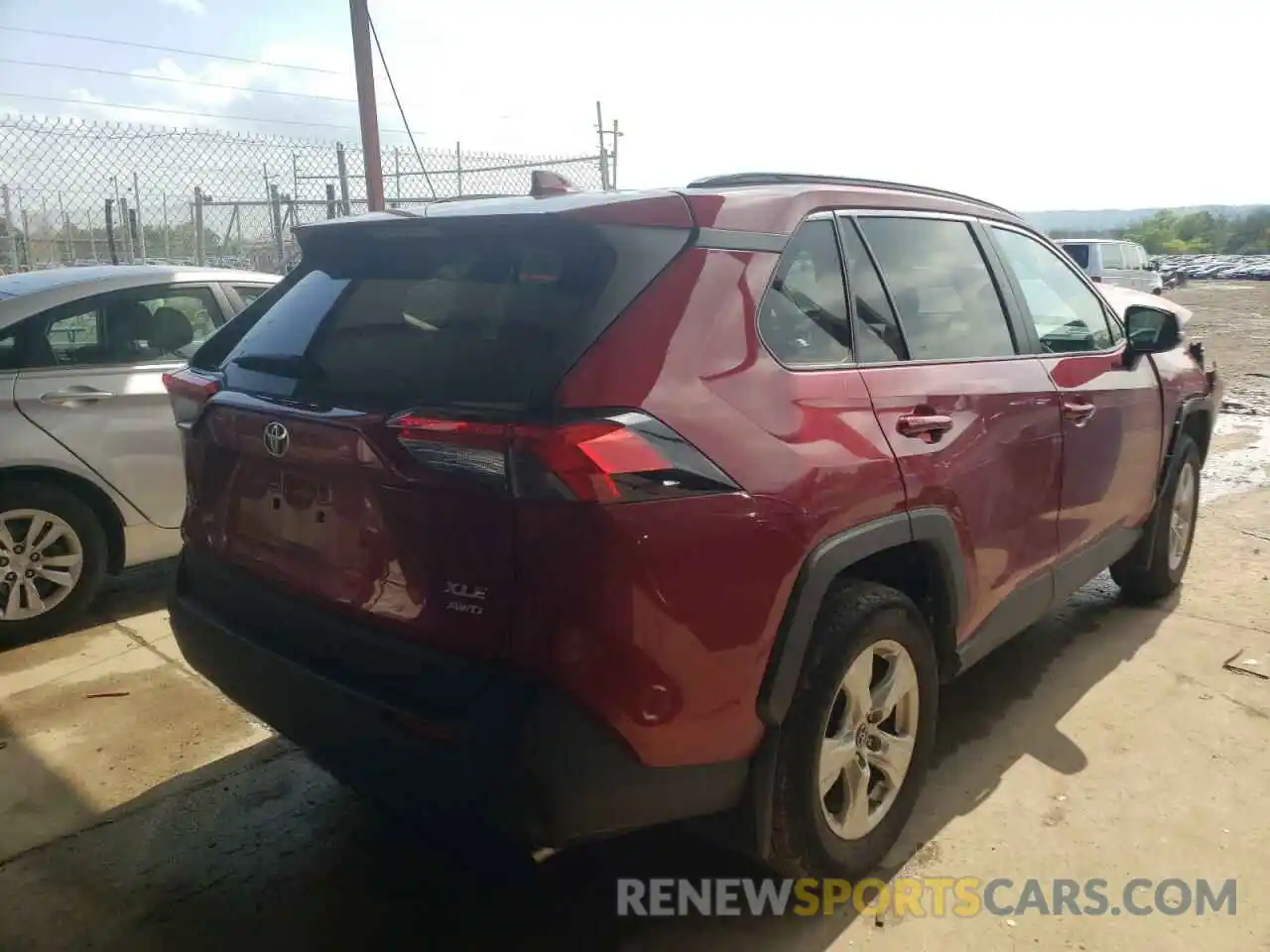 4 Фотография поврежденного автомобиля 2T3P1RFV9KC042699 TOYOTA RAV4 2019