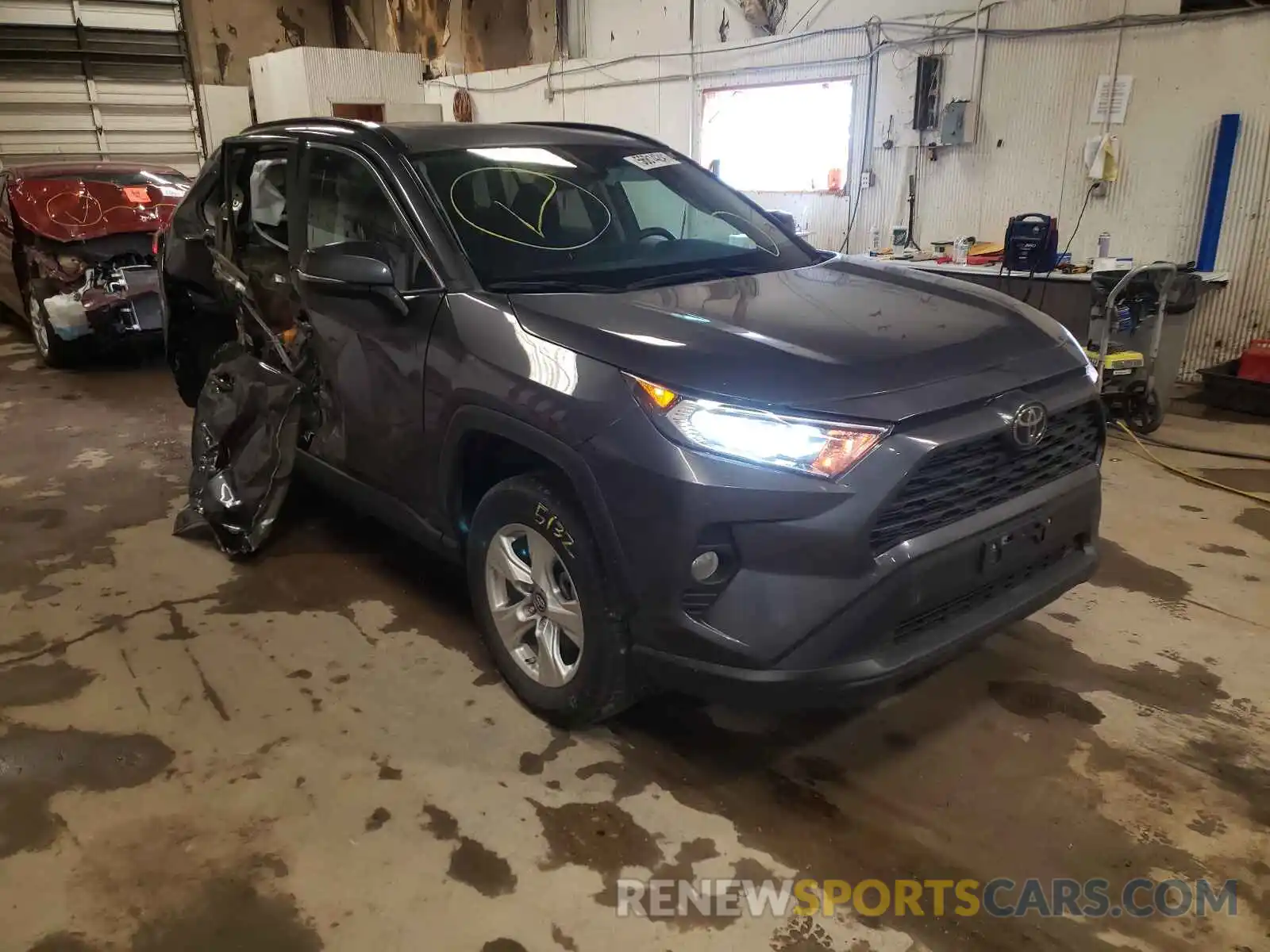 1 Photograph of a damaged car 2T3P1RFV9KC051421 TOYOTA RAV4 2019