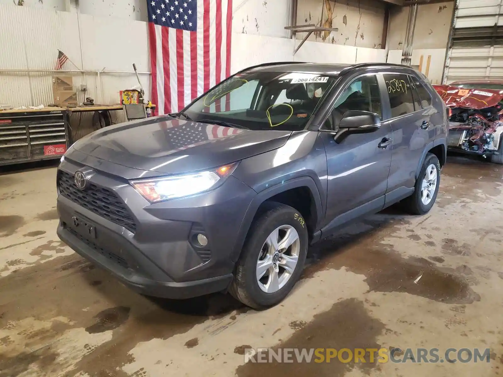 2 Photograph of a damaged car 2T3P1RFV9KC051421 TOYOTA RAV4 2019