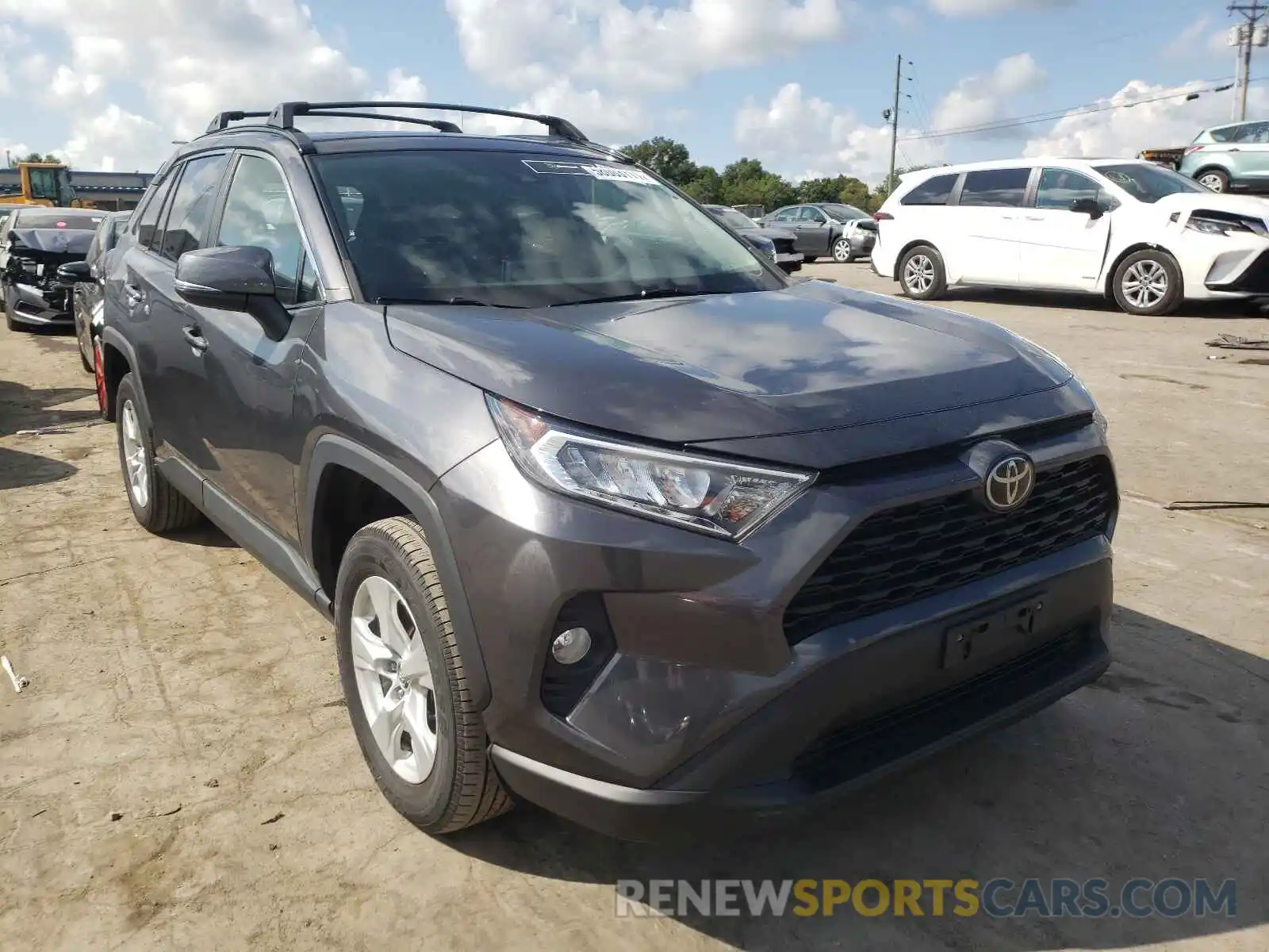 1 Photograph of a damaged car 2T3P1RFV9KW018191 TOYOTA RAV4 2019