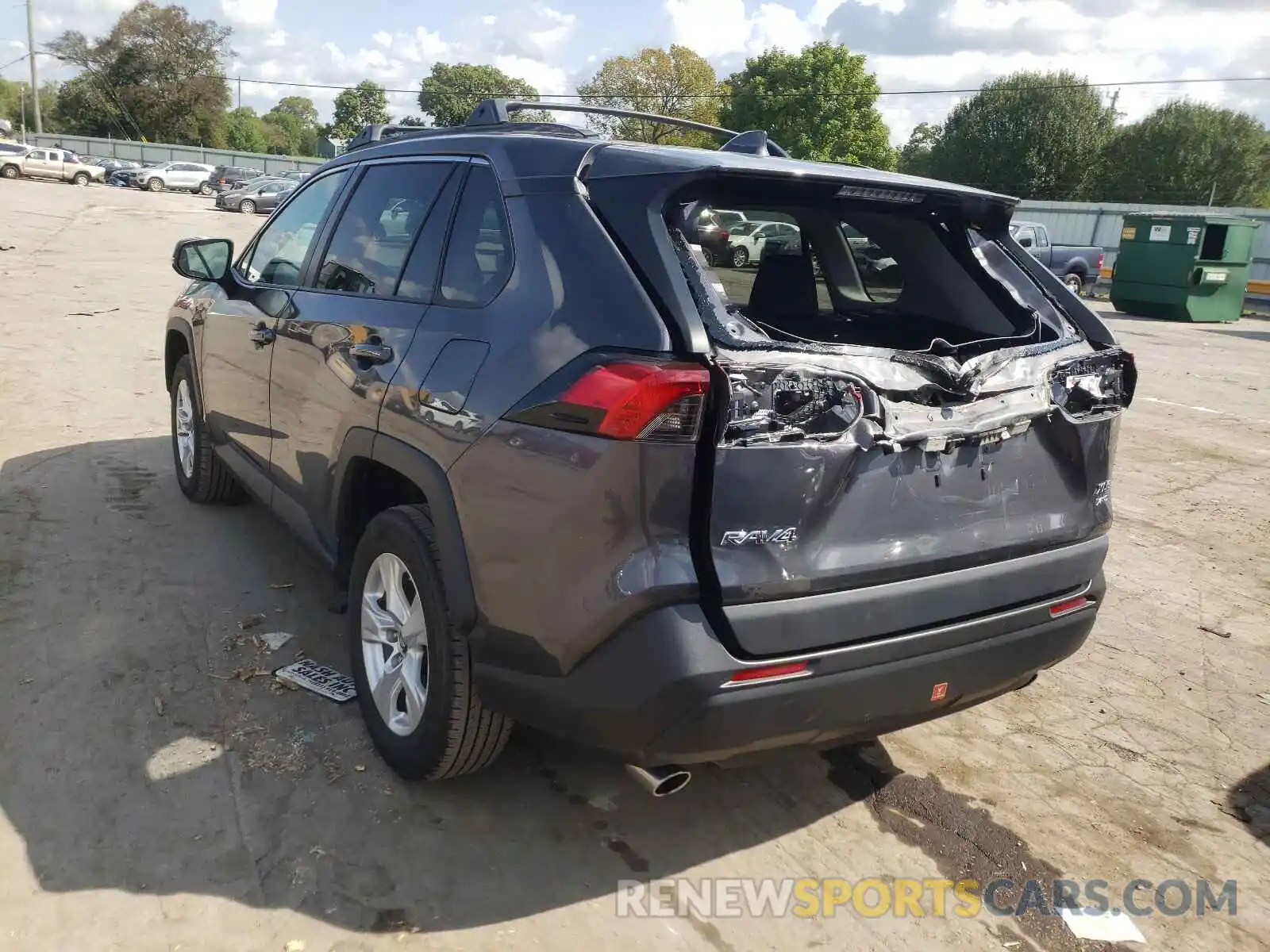 3 Фотография поврежденного автомобиля 2T3P1RFV9KW018191 TOYOTA RAV4 2019