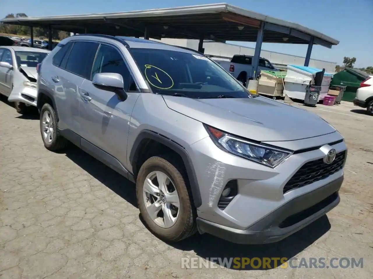 1 Photograph of a damaged car 2T3P1RFV9KW022385 TOYOTA RAV4 2019