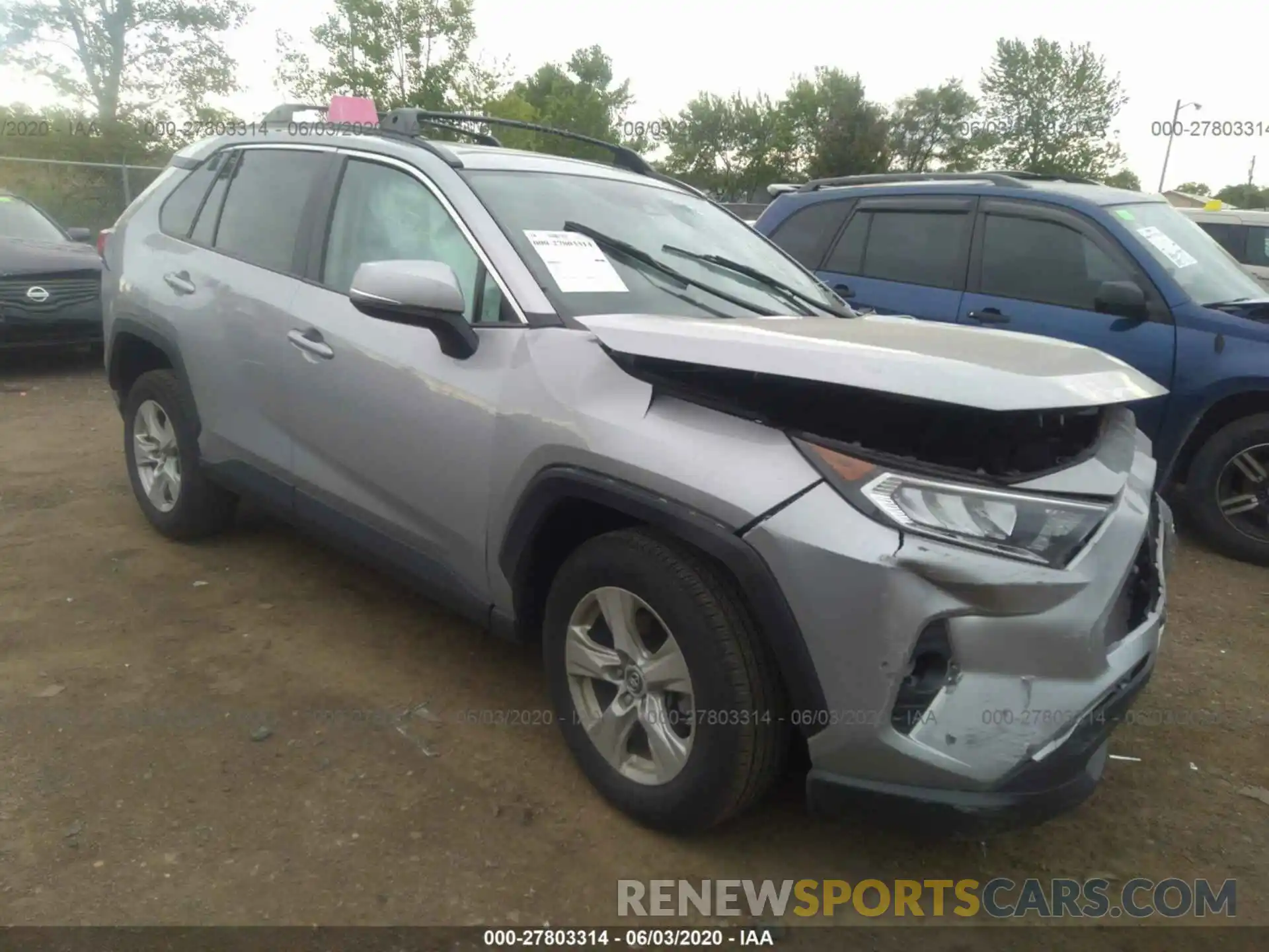 1 Фотография поврежденного автомобиля 2T3P1RFV9KW031927 TOYOTA RAV4 2019