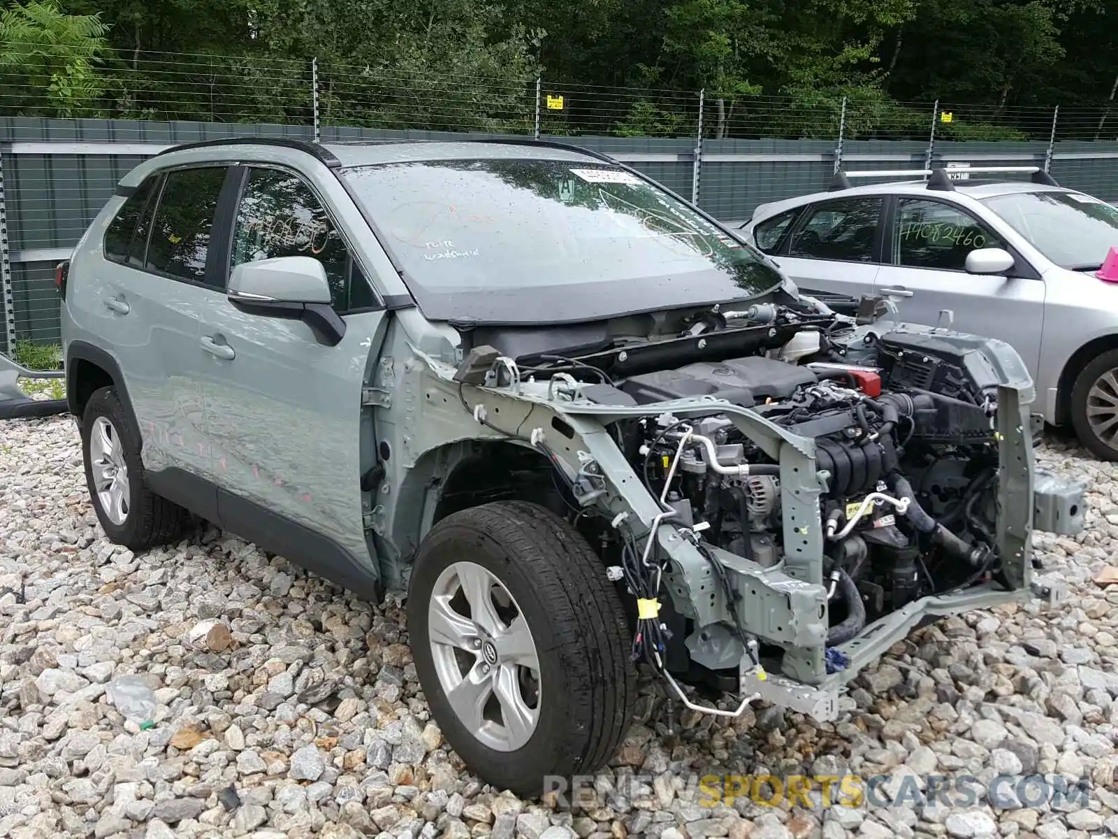 1 Photograph of a damaged car 2T3P1RFV9KW034388 TOYOTA RAV4 2019