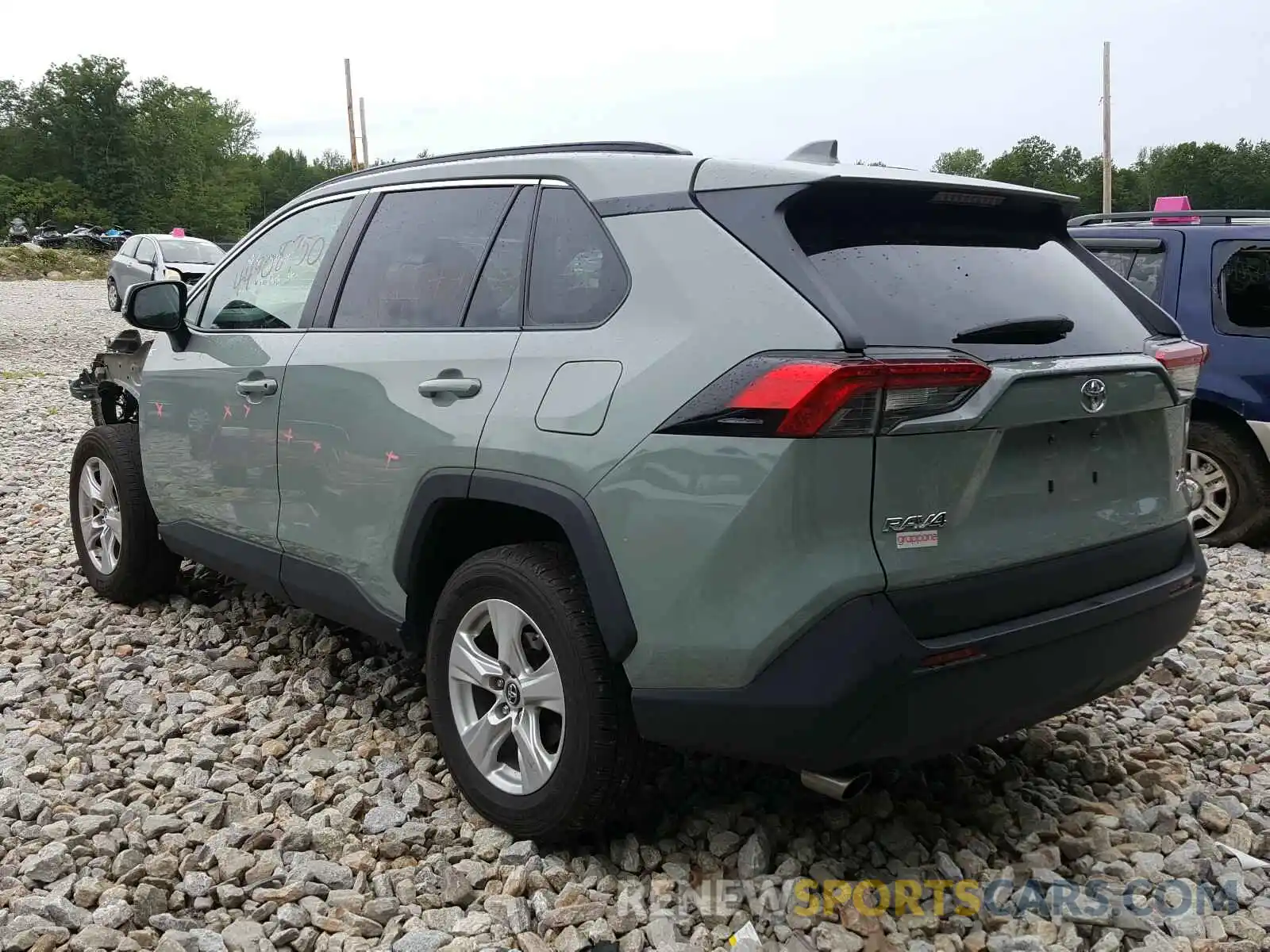 3 Фотография поврежденного автомобиля 2T3P1RFV9KW034388 TOYOTA RAV4 2019