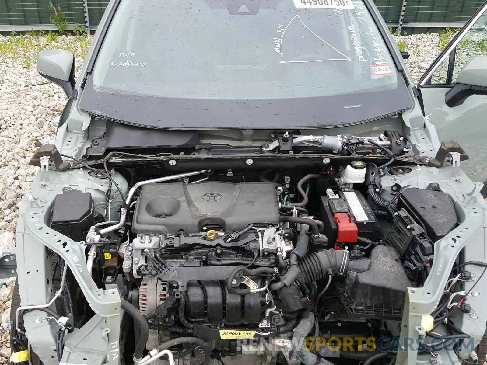 7 Photograph of a damaged car 2T3P1RFV9KW034388 TOYOTA RAV4 2019