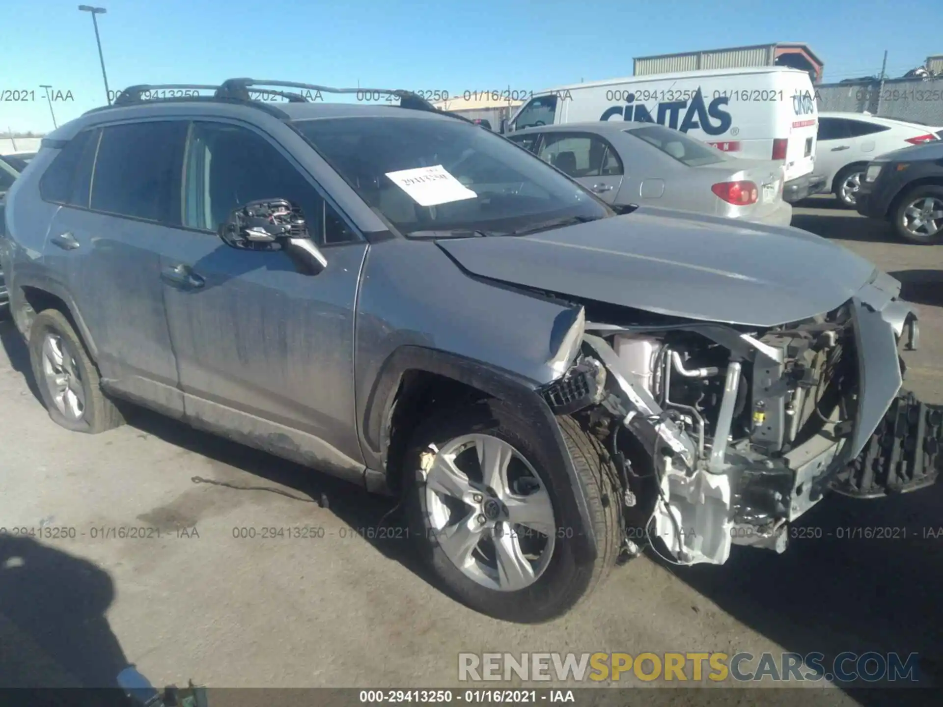 1 Photograph of a damaged car 2T3P1RFV9KW046895 TOYOTA RAV4 2019