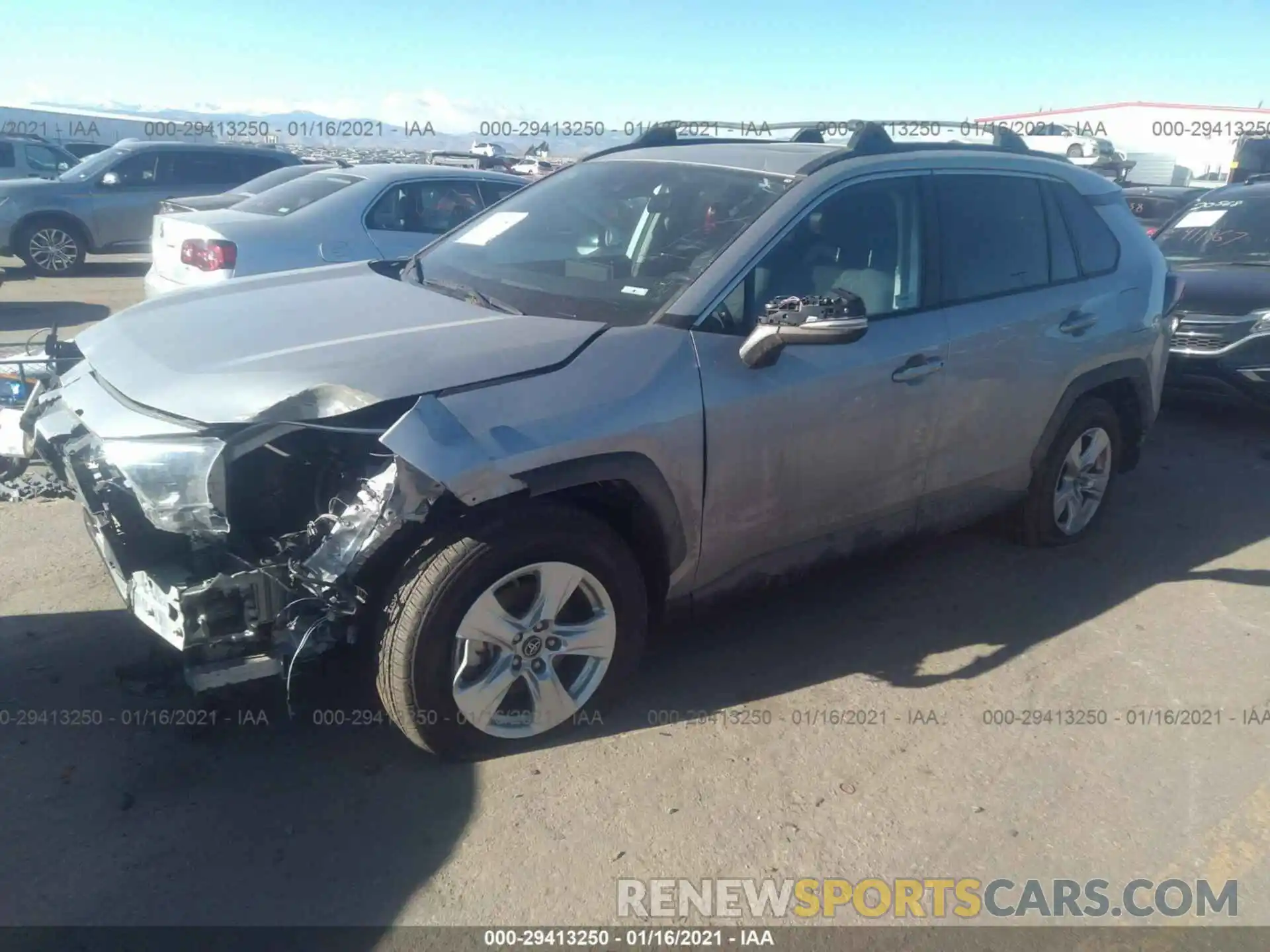 2 Photograph of a damaged car 2T3P1RFV9KW046895 TOYOTA RAV4 2019