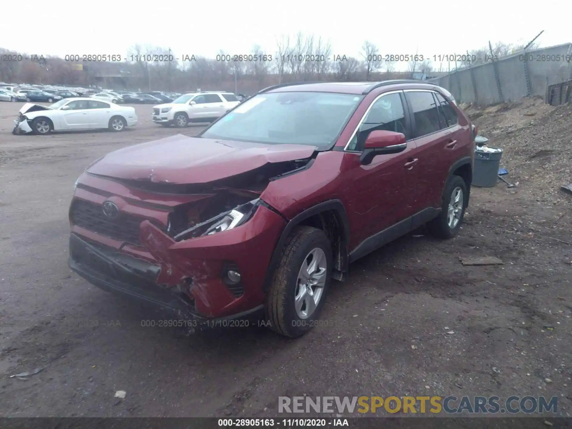 2 Фотография поврежденного автомобиля 2T3P1RFV9KW064152 TOYOTA RAV4 2019