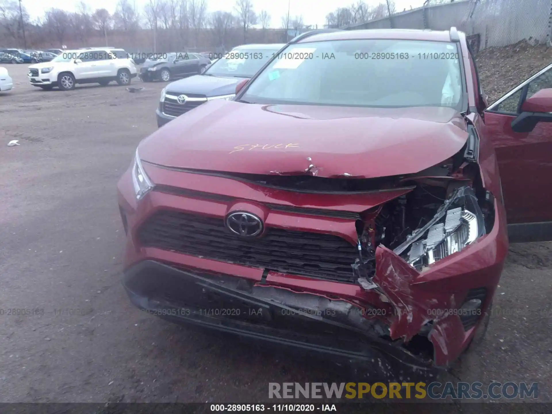 6 Photograph of a damaged car 2T3P1RFV9KW064152 TOYOTA RAV4 2019