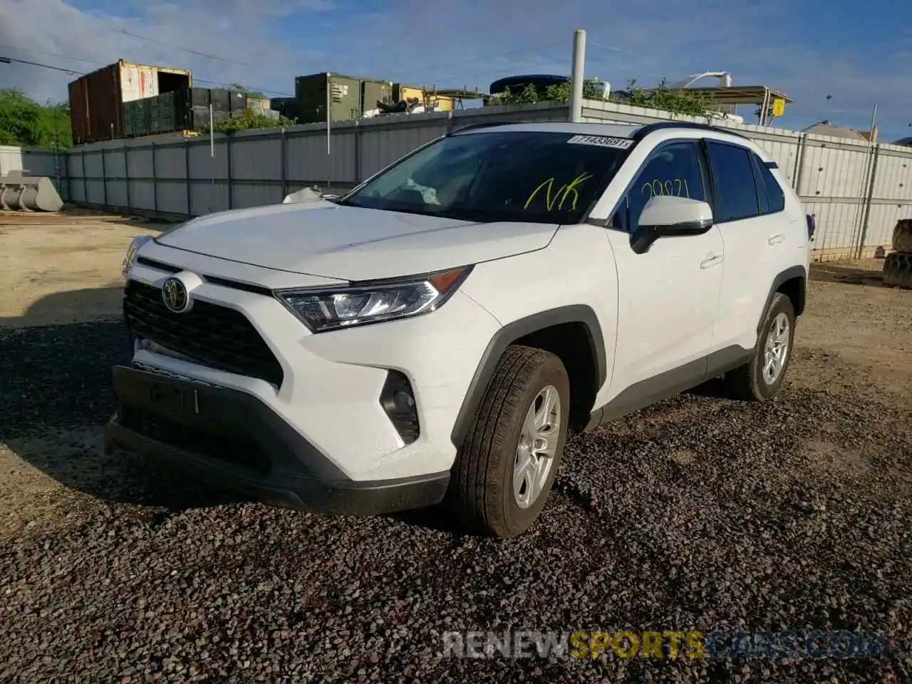 2 Фотография поврежденного автомобиля 2T3P1RFV9KW068539 TOYOTA RAV4 2019