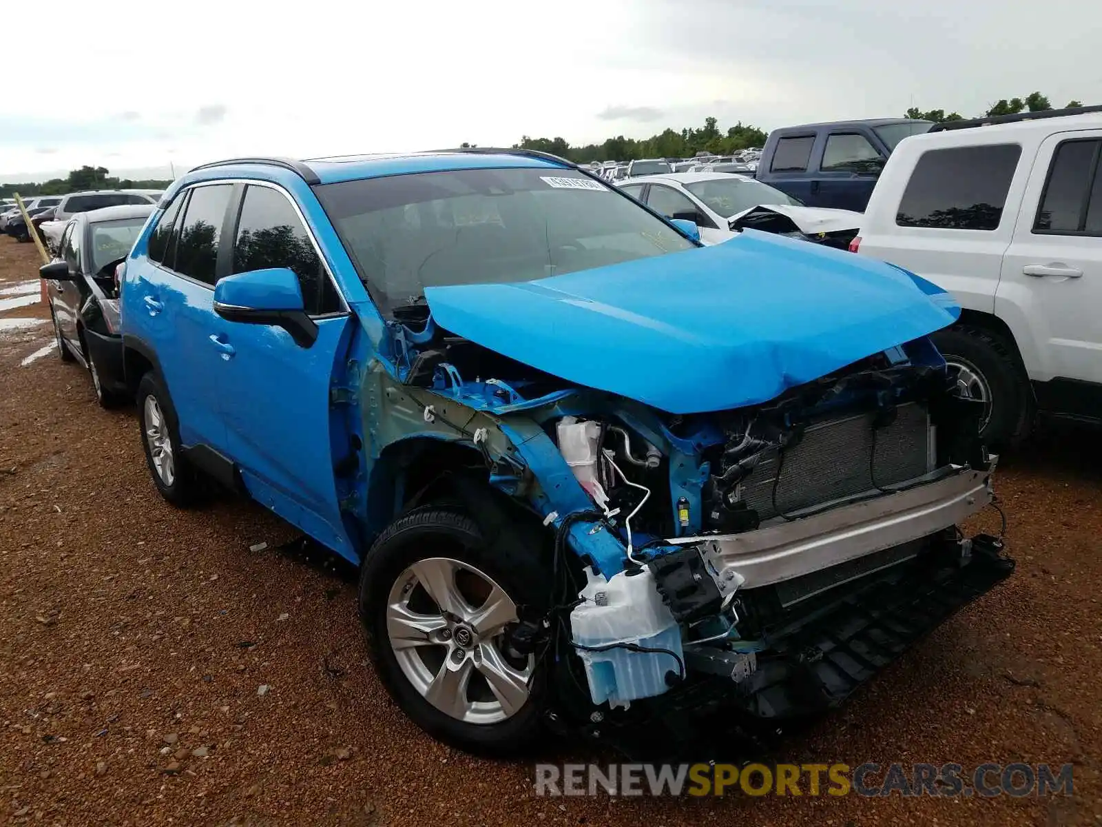 1 Photograph of a damaged car 2T3P1RFV9KW074454 TOYOTA RAV4 2019