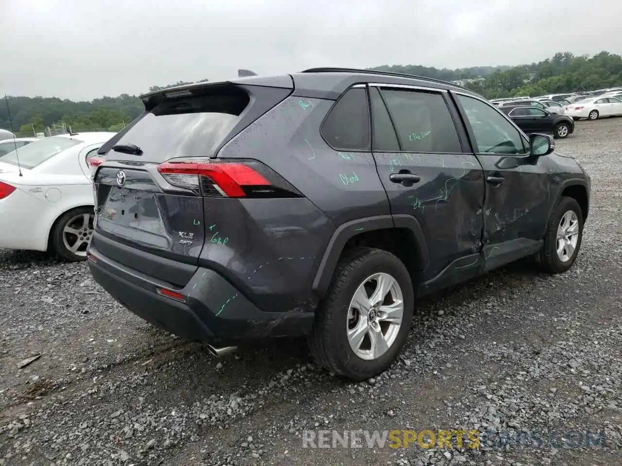 4 Photograph of a damaged car 2T3P1RFV9KW078715 TOYOTA RAV4 2019