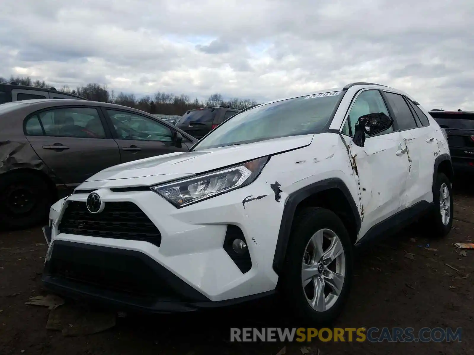 2 Фотография поврежденного автомобиля 2T3P1RFVXKC003006 TOYOTA RAV4 2019